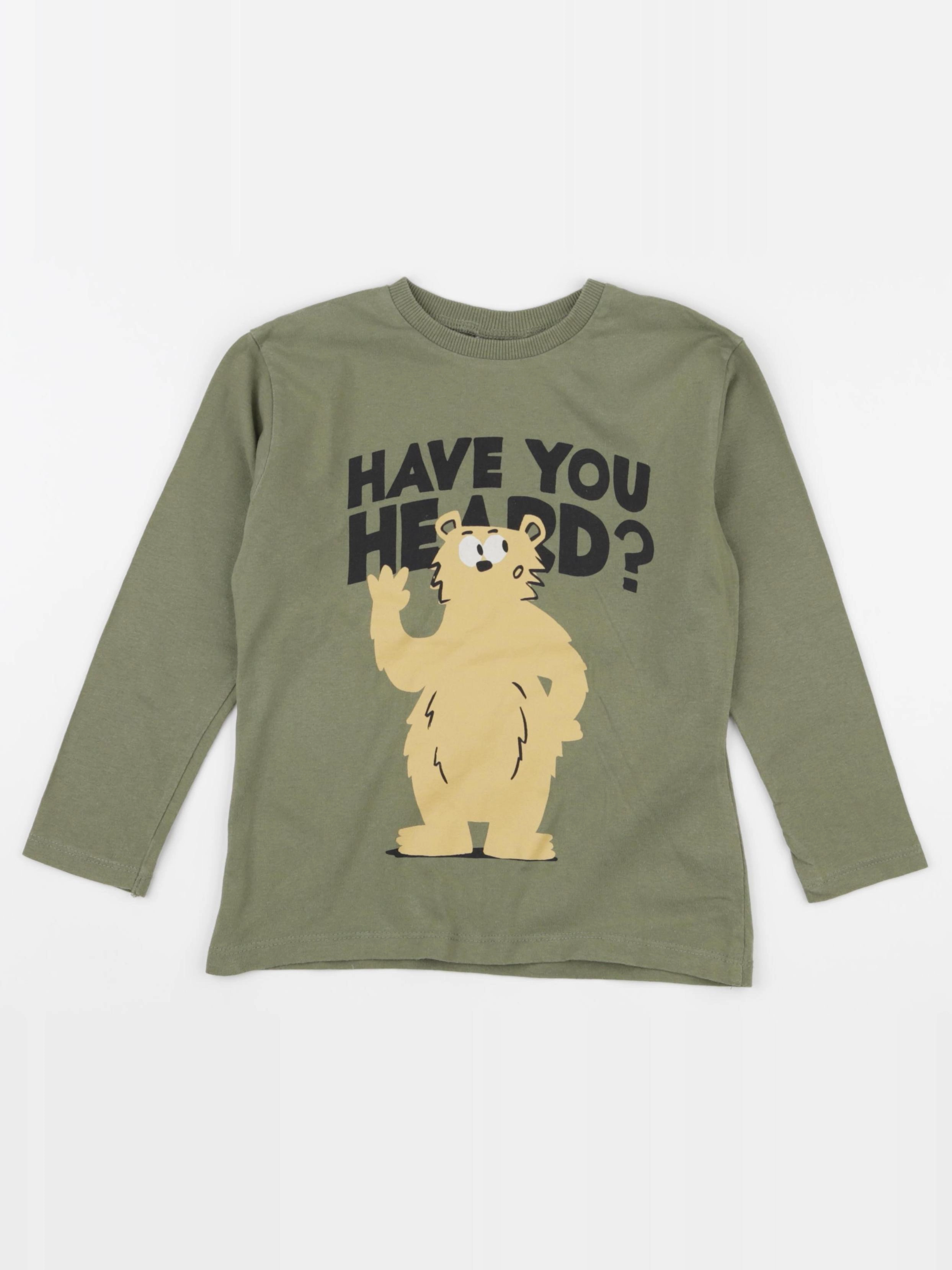 Zara - tee-shirt vert - 4/5 ans