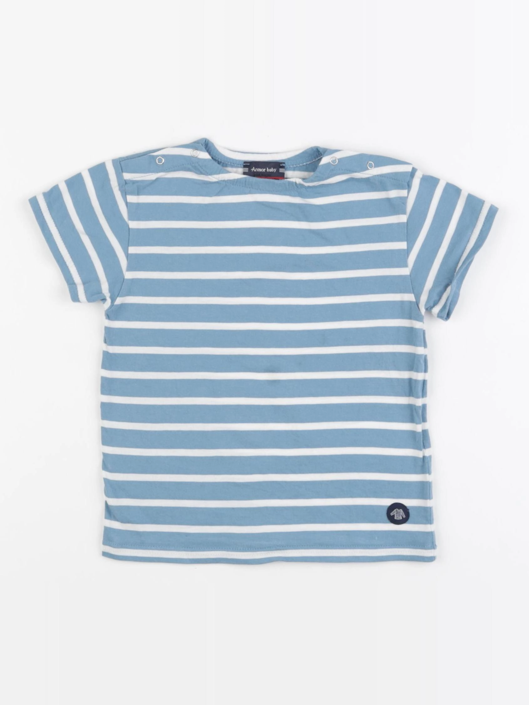 Armor Lux - tee-shirt bleu - 24 mois