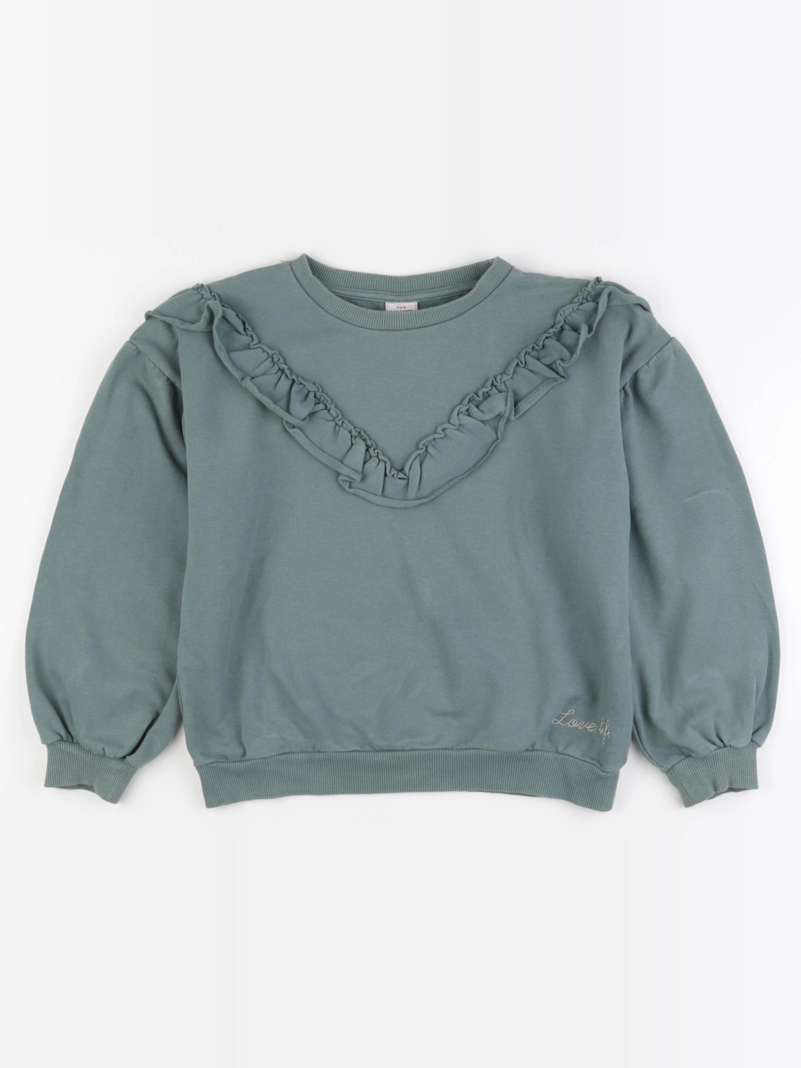 Tape à l'oeil - sweat vert - 12 ans