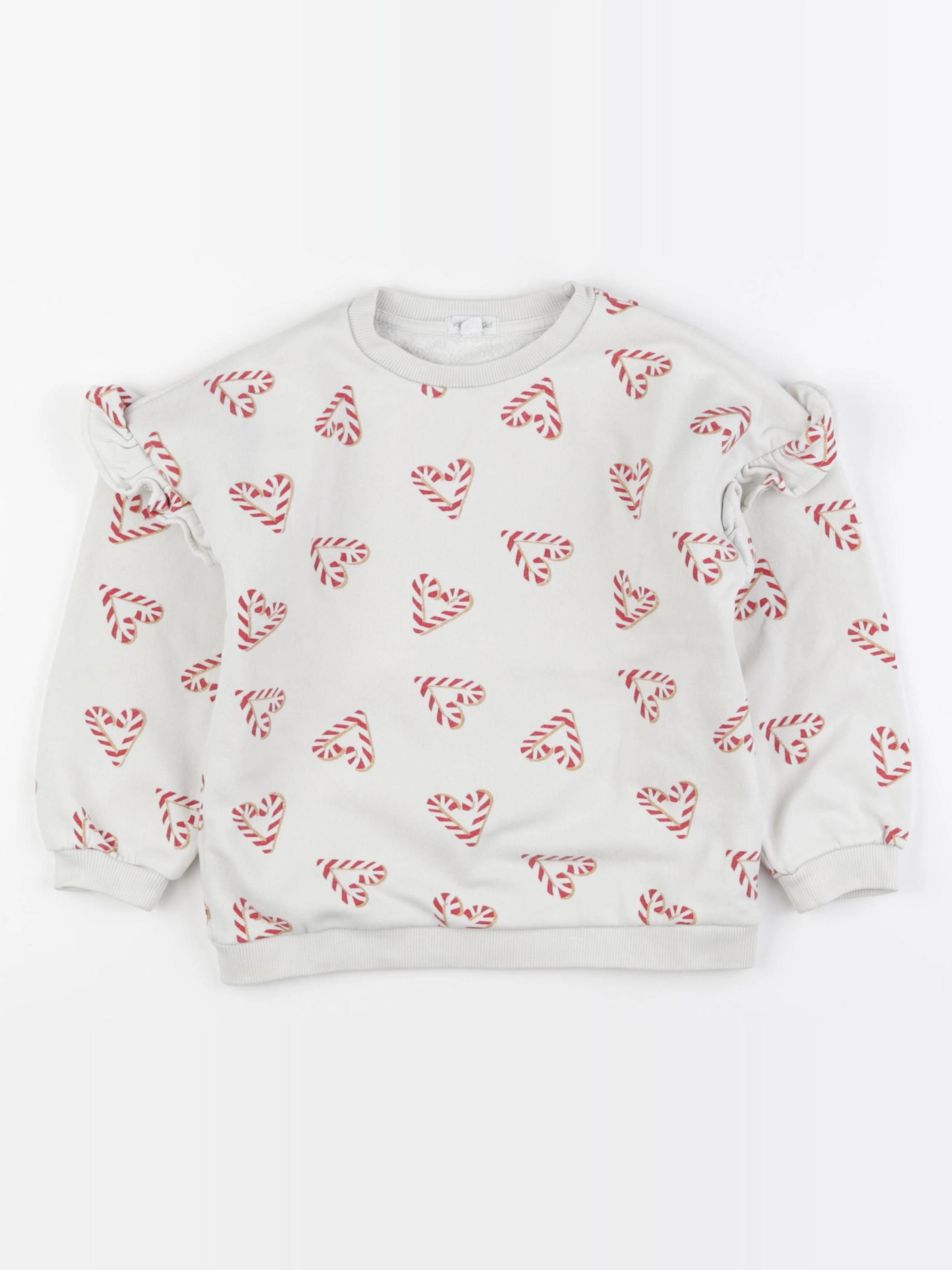 Vertbaudet - sweat beige - 5 ans