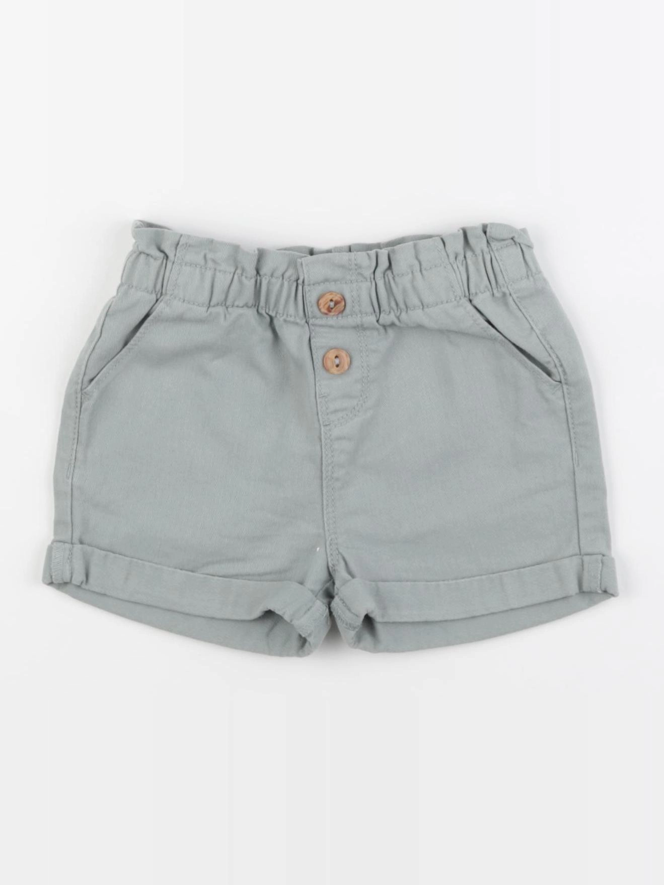 Vertbaudet - short vert - 18 mois