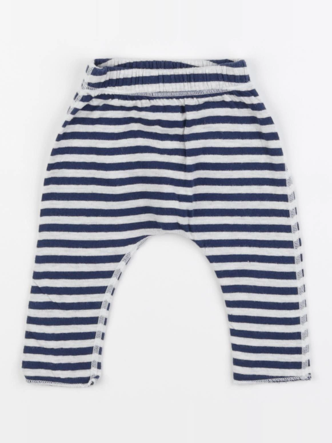 Petit Bateau - sarouel bleu - 3 mois