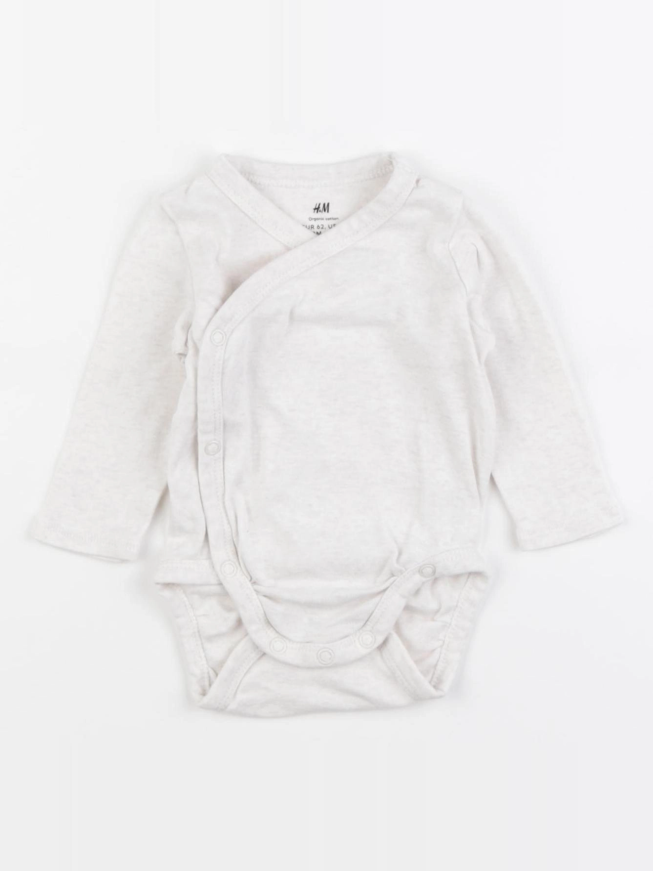 H&M - body beige - 3/6 mois