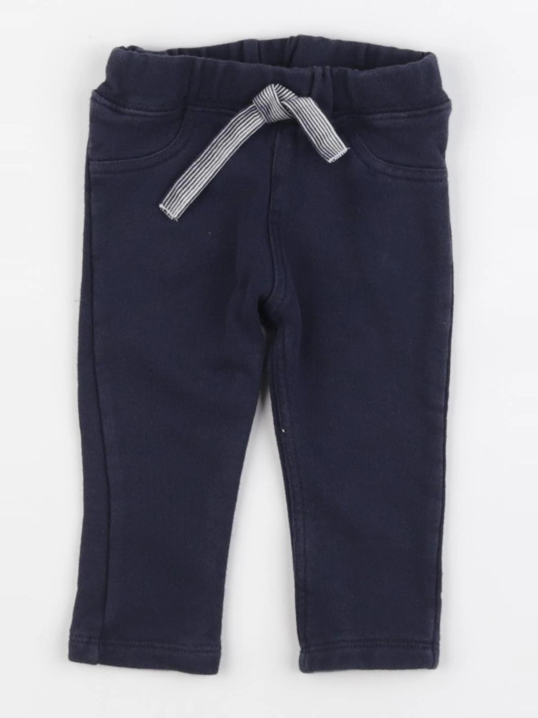 Petit Bateau - jogging bleu - 3 mois