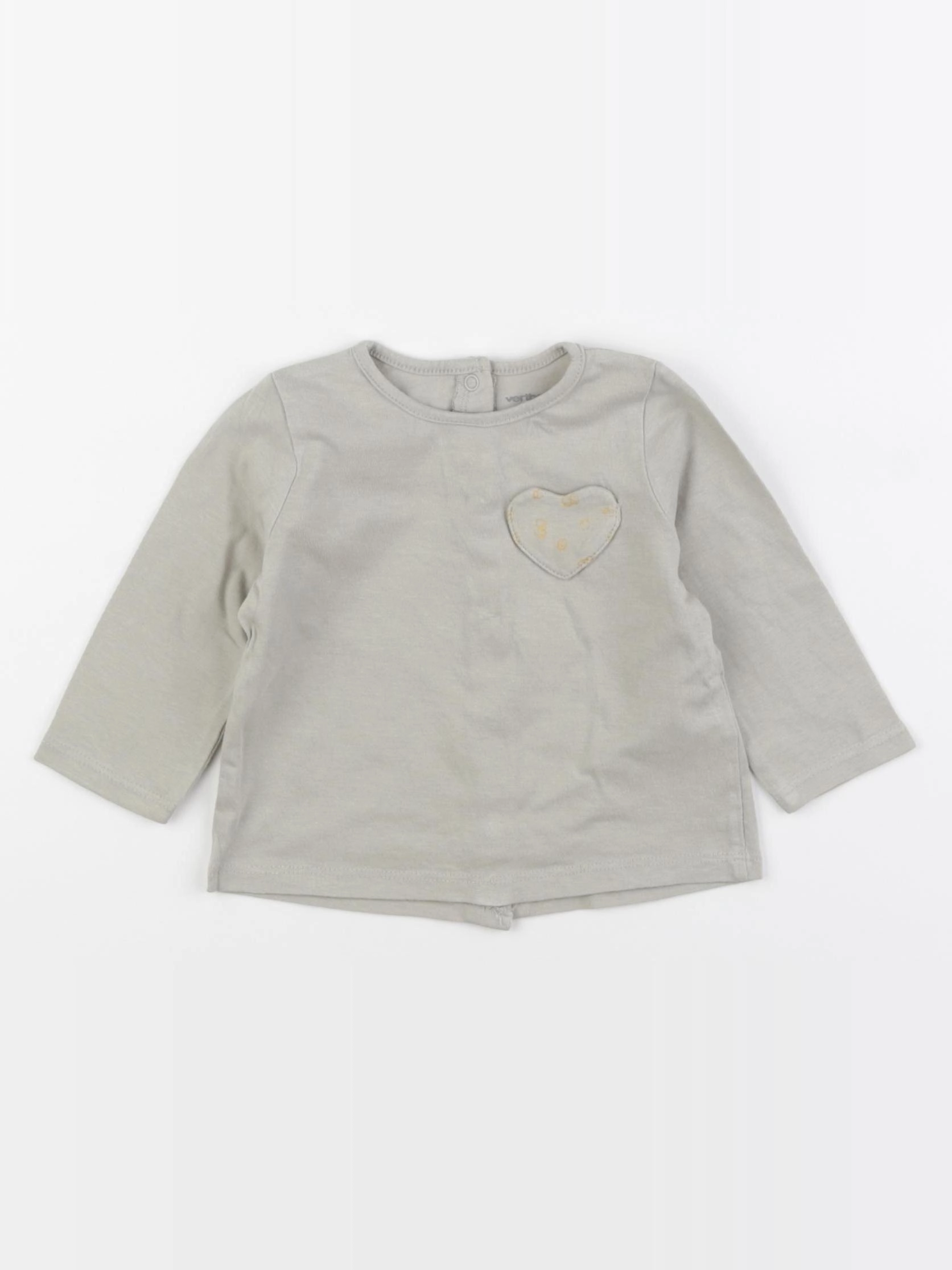 Vertbaudet - tee-shirt vert - 6 mois