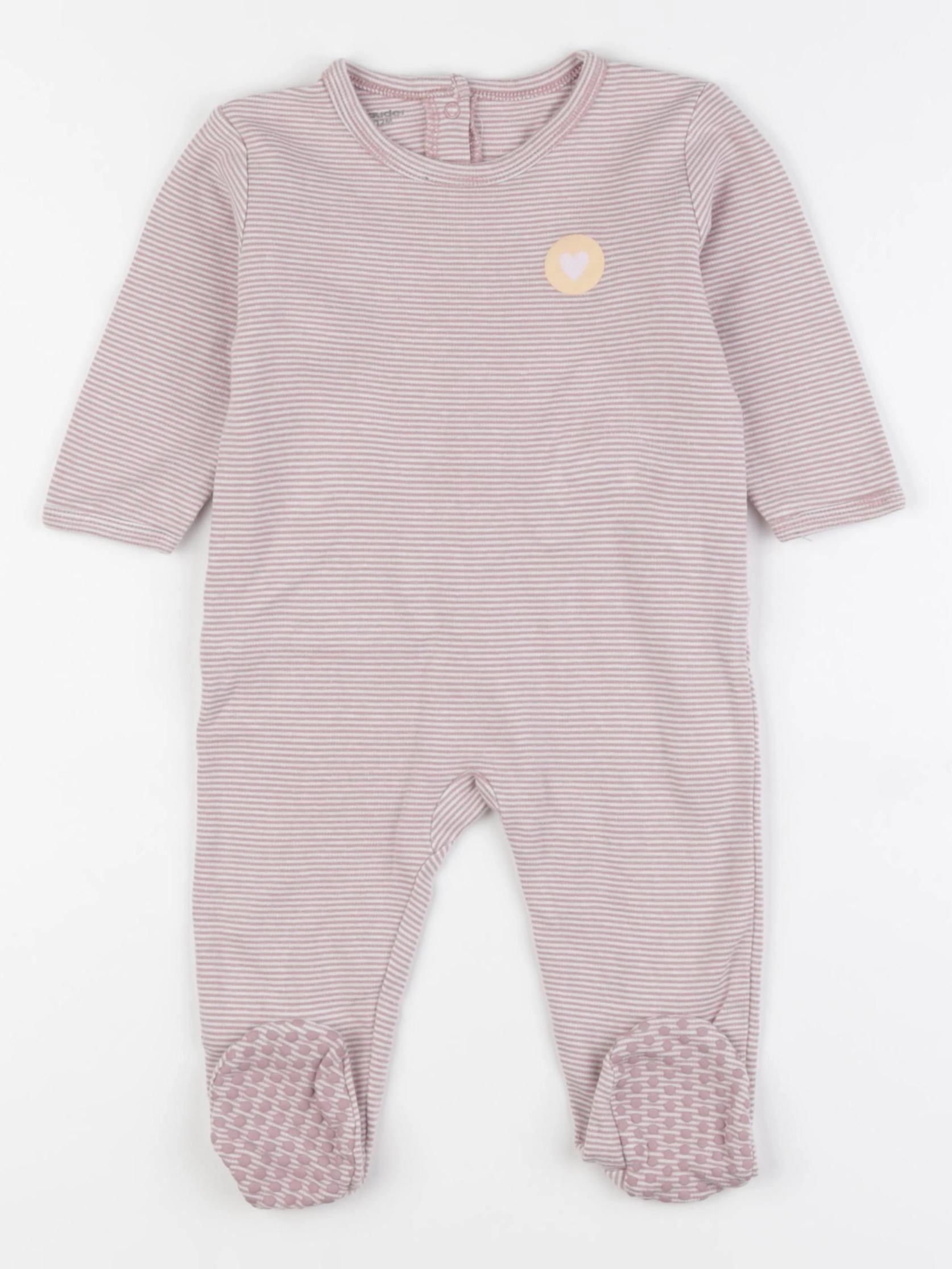 Vertbaudet - pyjama coton rose - 12 mois