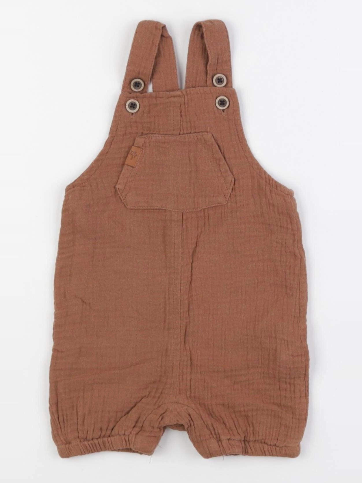 Vertbaudet - combinaison marron - 3 mois