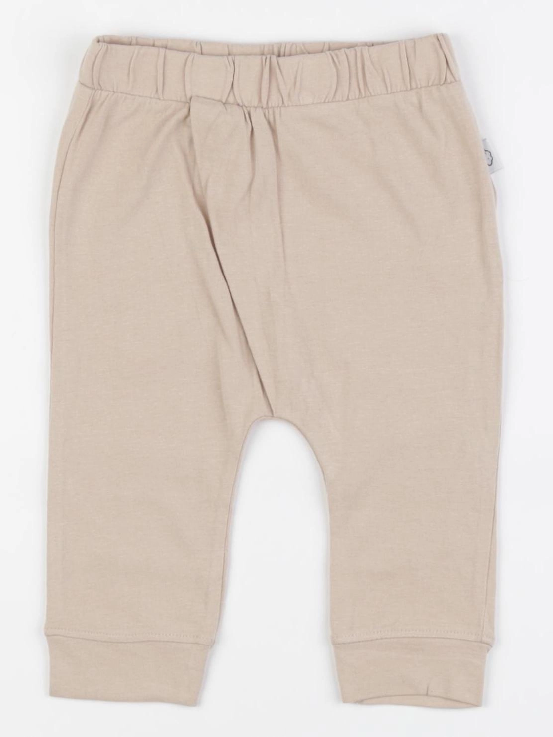 Vertbaudet - sarouel beige - 9 mois