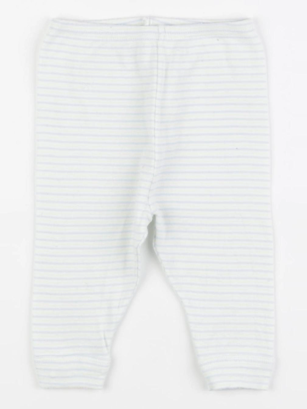 Petit Bateau - legging blanc, bleu - 6 mois