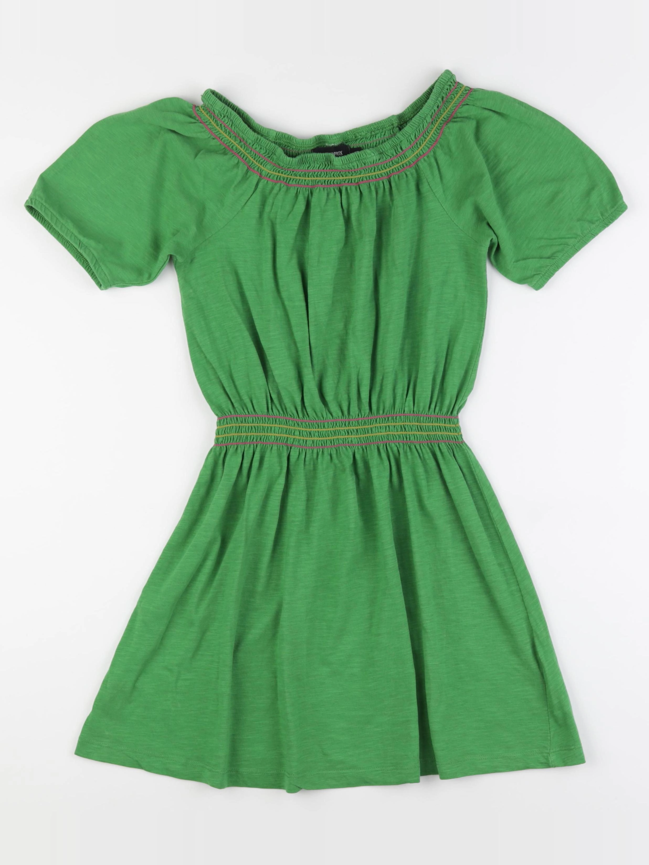Monoprix - robe vert - 12 ans