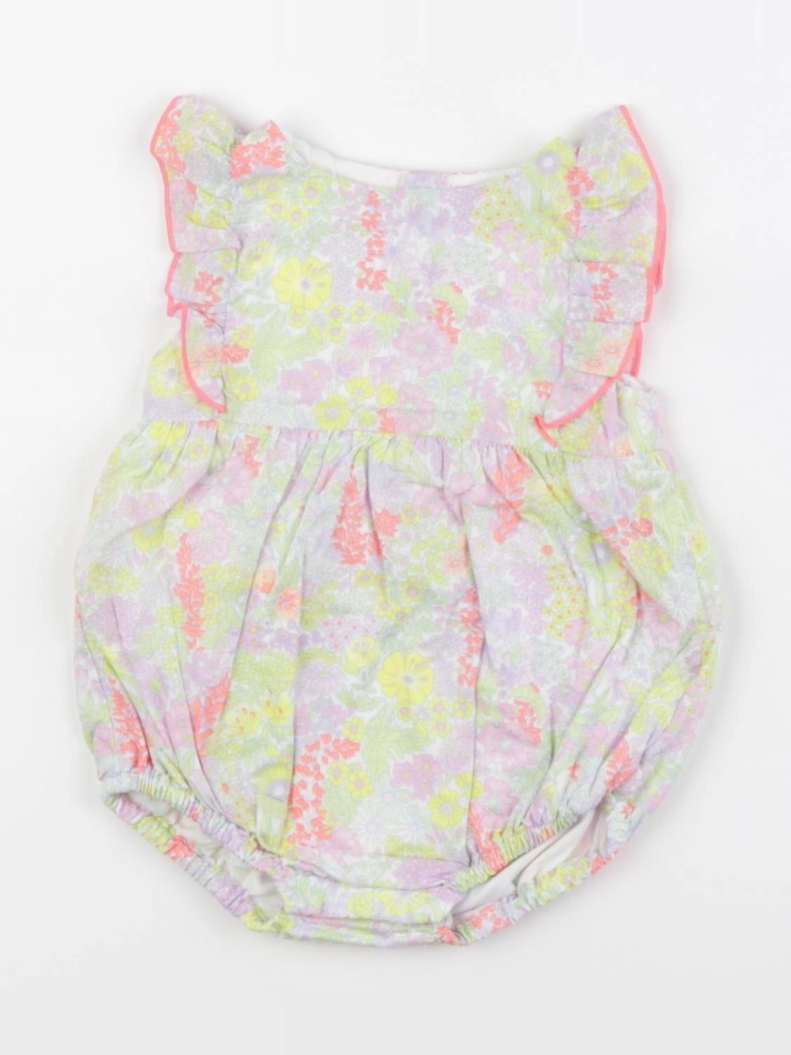 Jacadi - combinaison liberty multicolore - 3 mois