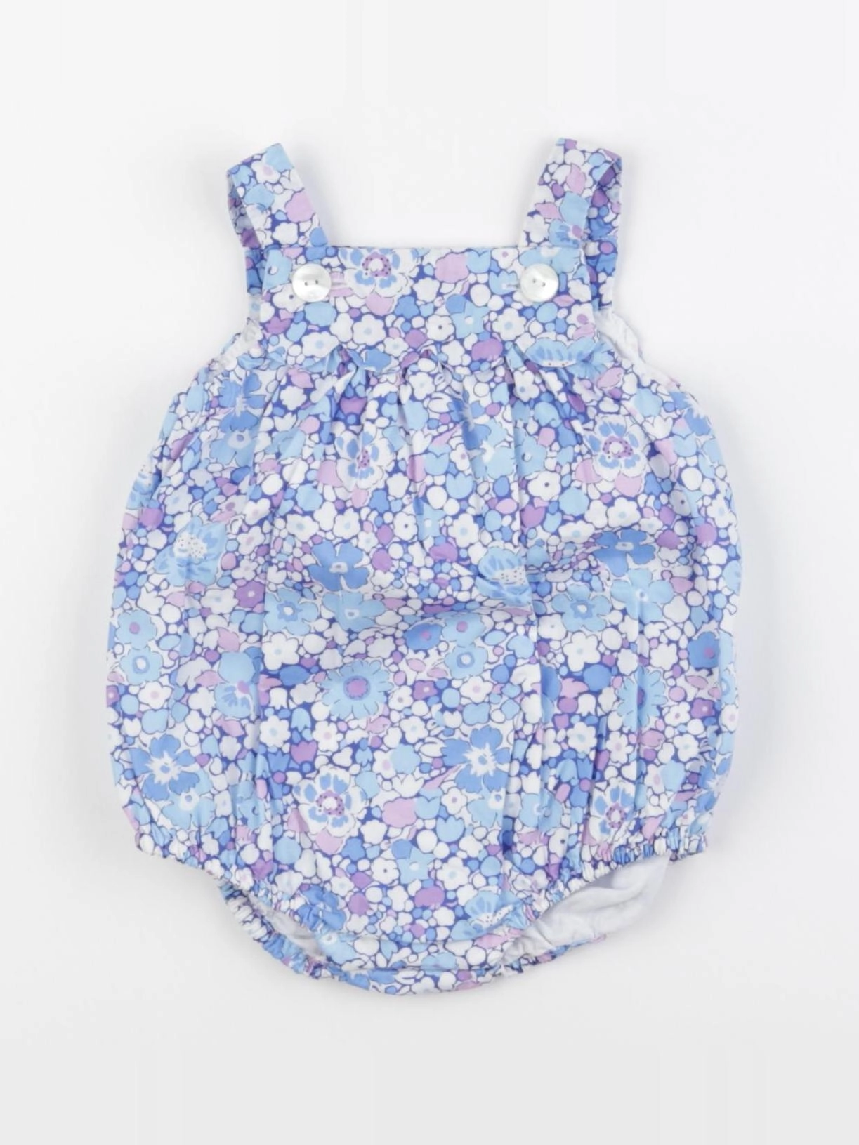Jacadi - combinaison liberty bleu, blanc - 3 mois