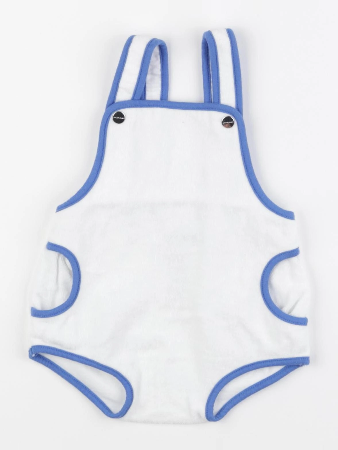 Jacadi - combinaison bleu, blanc - 6 mois