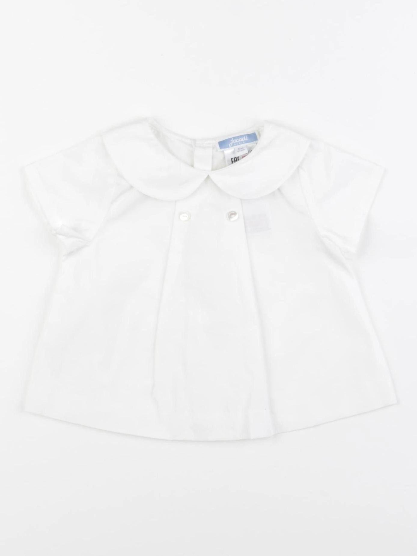 Jacadi - blouse blanc - 6 mois