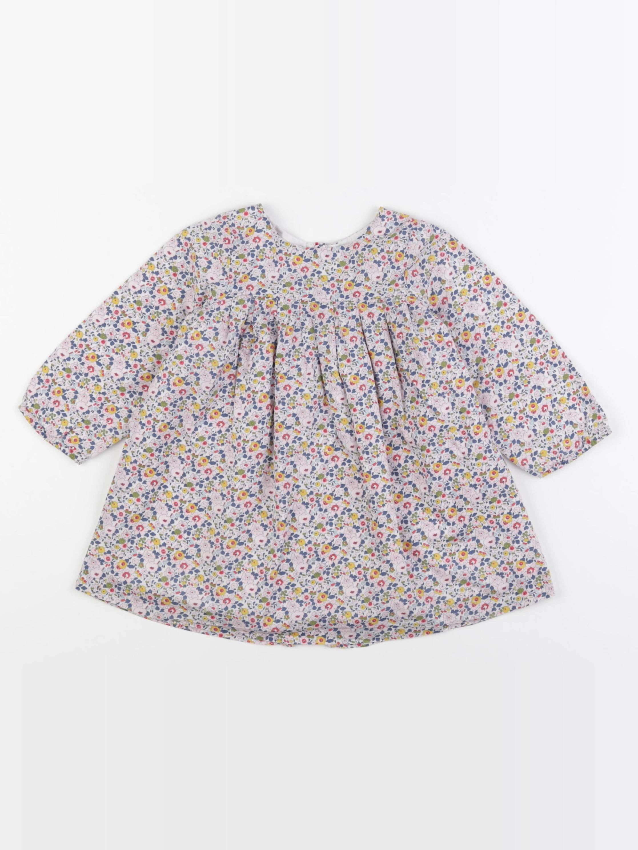 Jacadi - robe liberty multicolore - 18 mois
