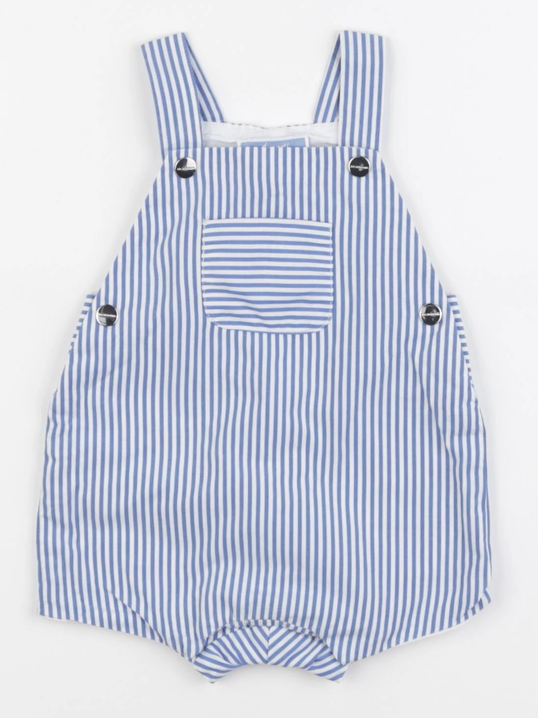 Jacadi - salopette blanc, bleu - 3 mois