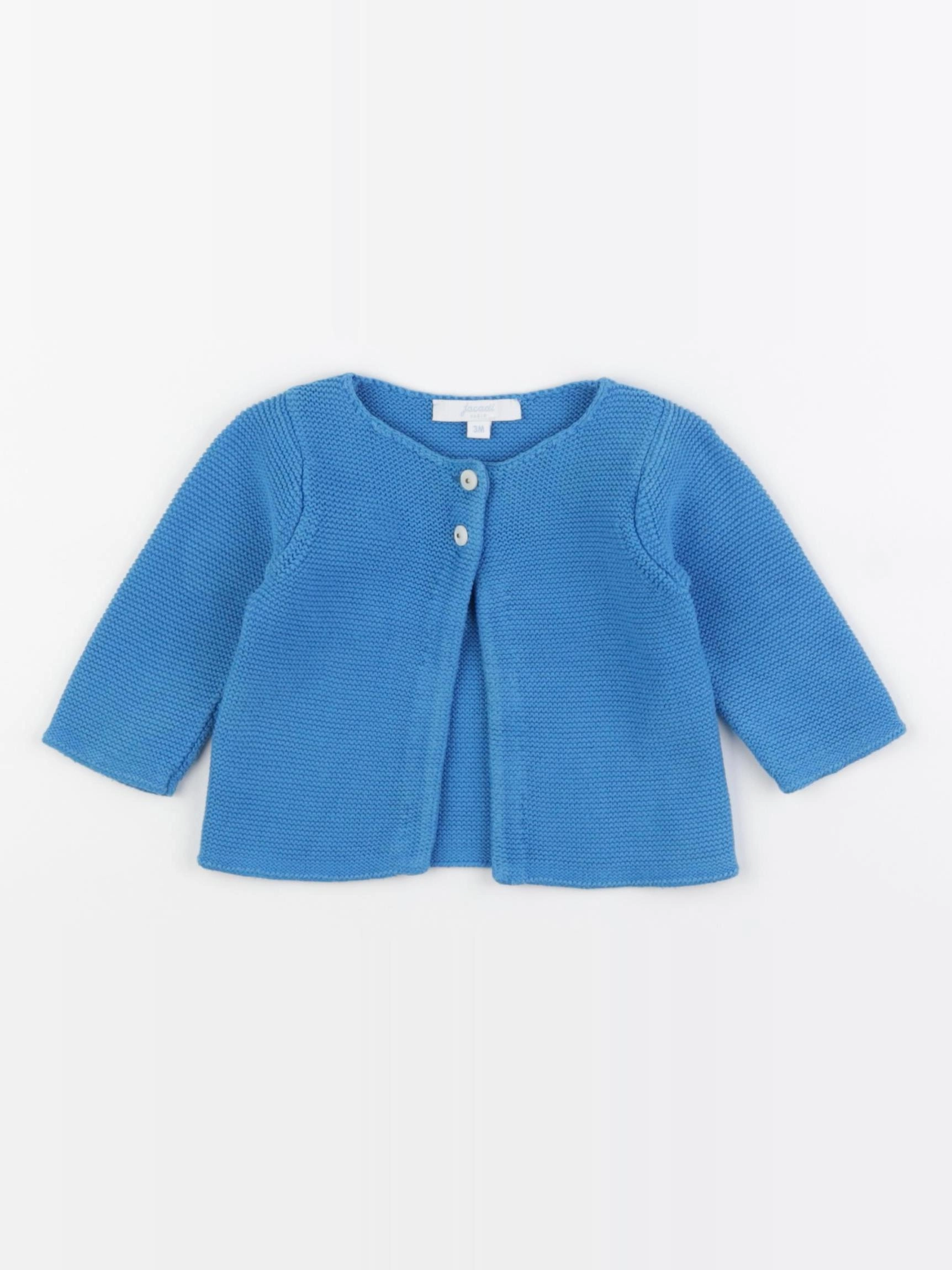 Jacadi - gilet bleu - 3 mois
