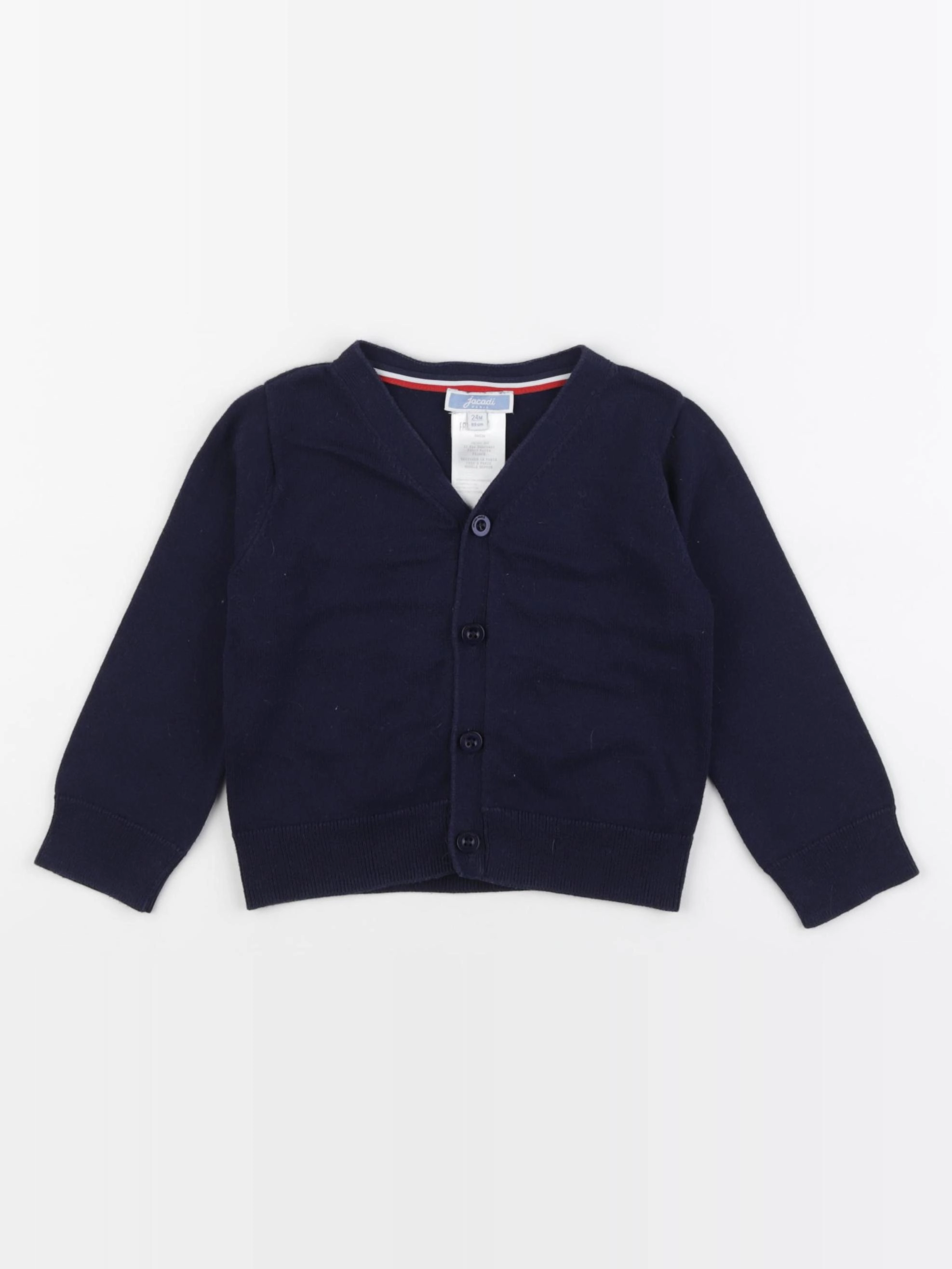 Jacadi - gilet bleu - 24 mois