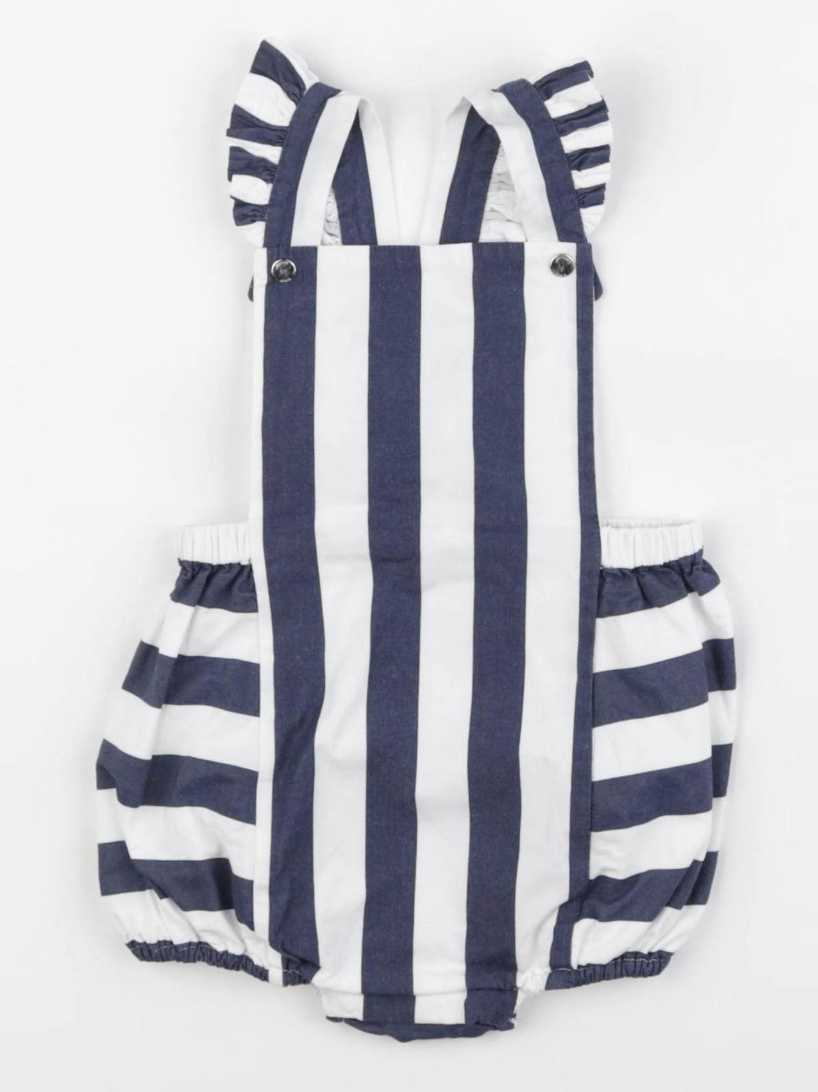 Jacadi - salopette blanc, bleu - 12 mois