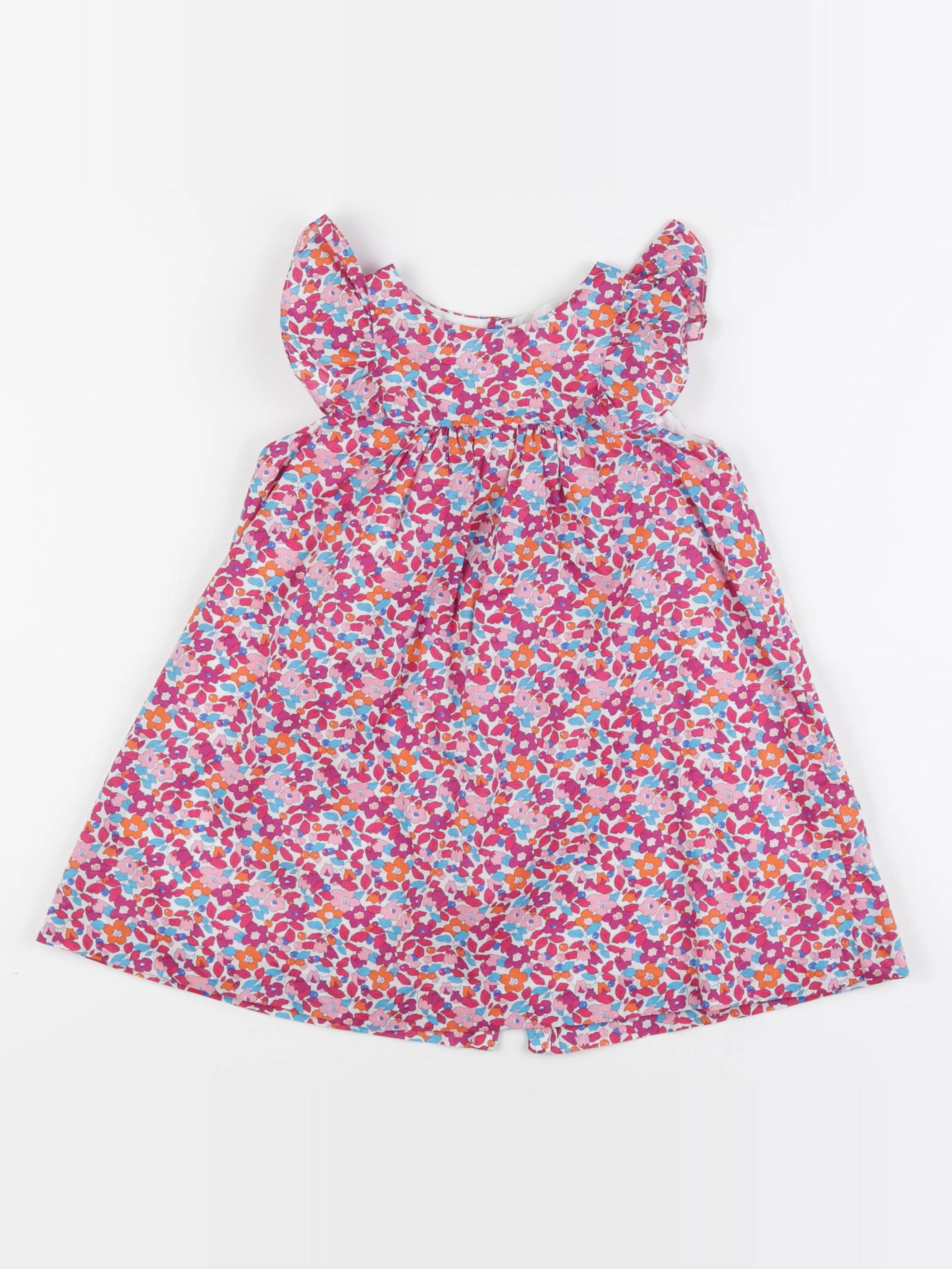 Jacadi - robe liberty multicolore - 36 mois