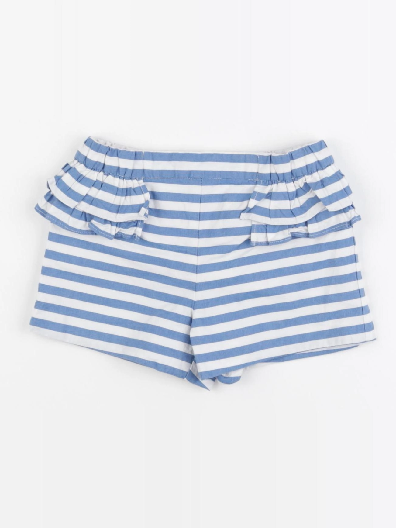 Jacadi - bloomer volants au dos blanc, bleu - 18 mois