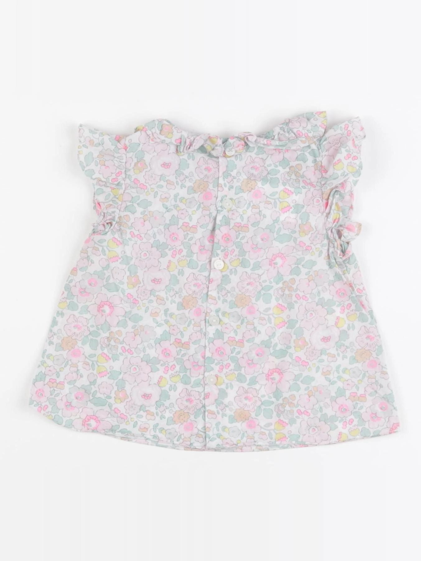 Jacadi - blouse liberty multicolore - 12 mois