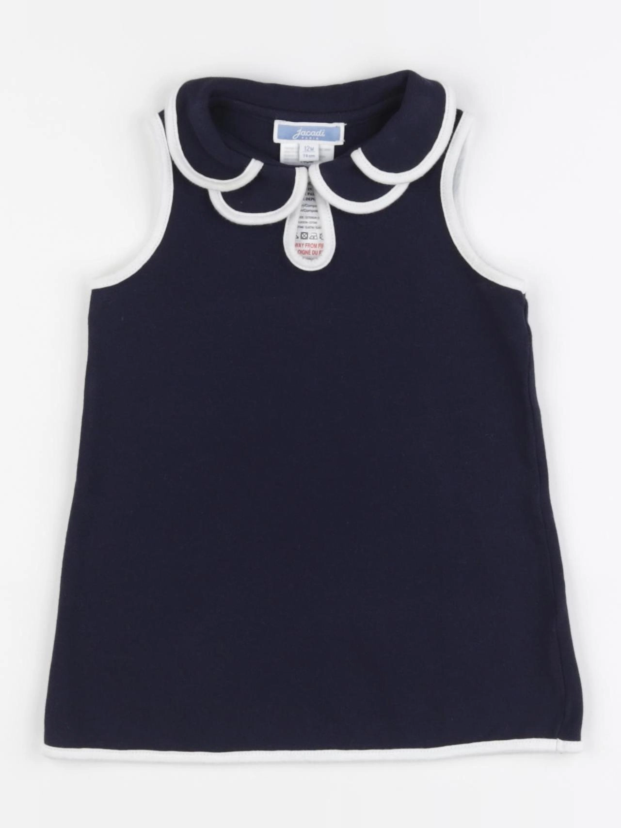 Jacadi - robe bleu - 24 mois