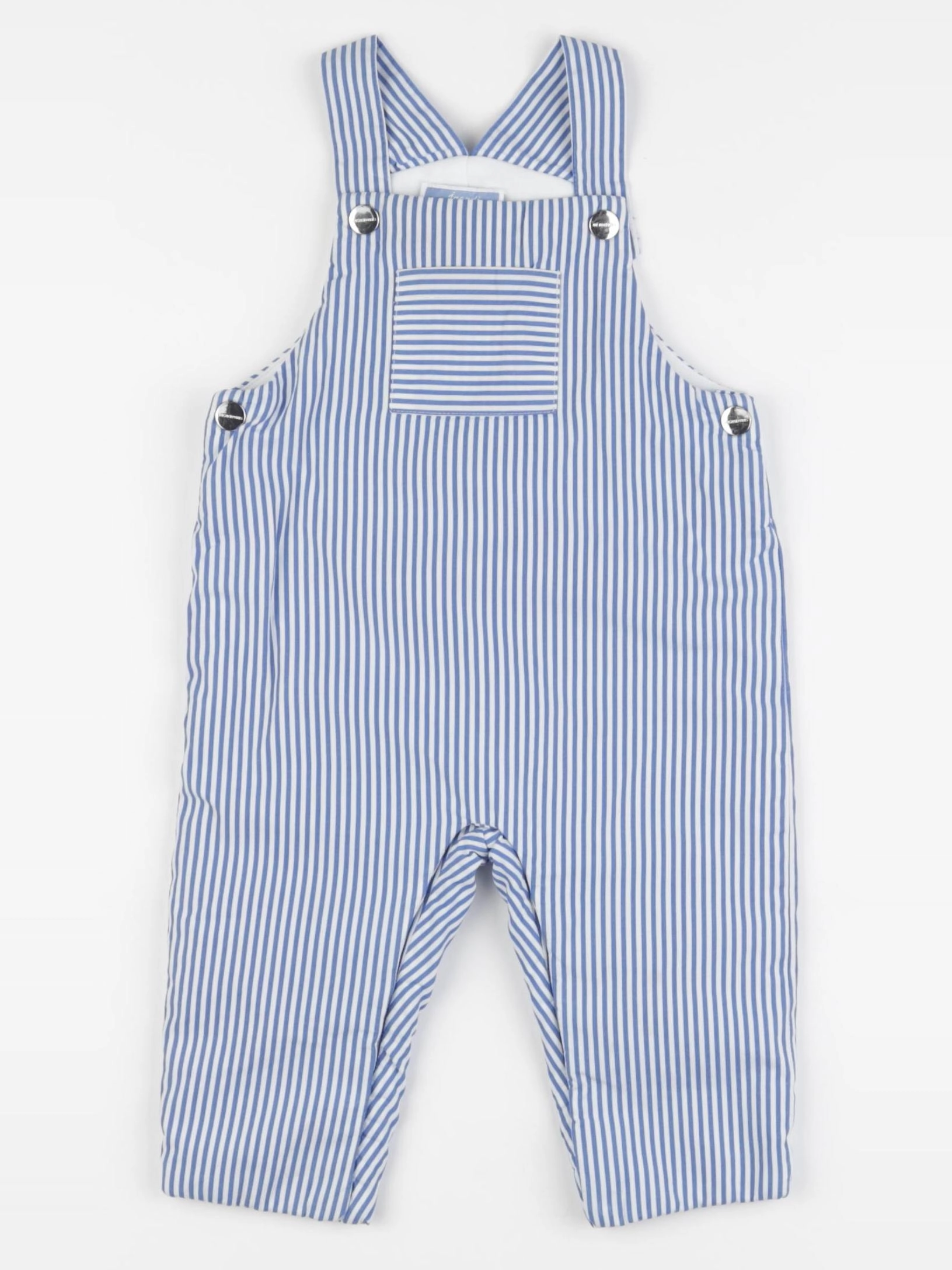 Jacadi - salopette blanc, bleu - 12 mois