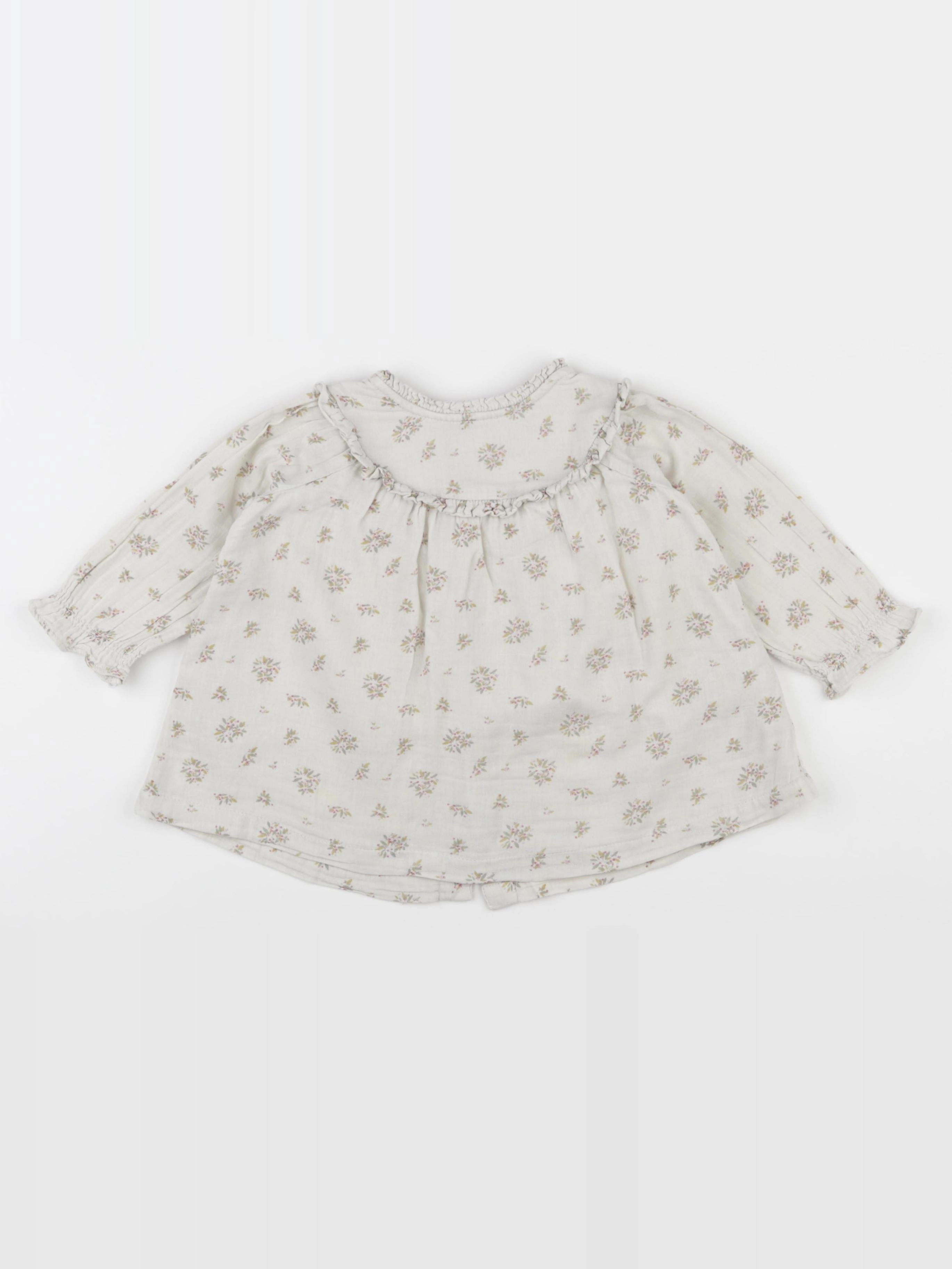 Vertbaudet - blouse beige - 9 mois