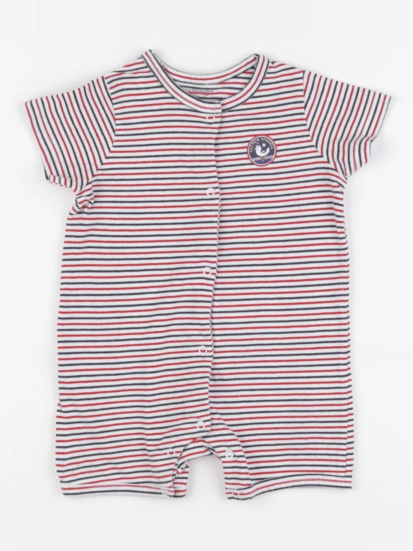 Vertbaudet - pyjama coton multicolore - 9 mois