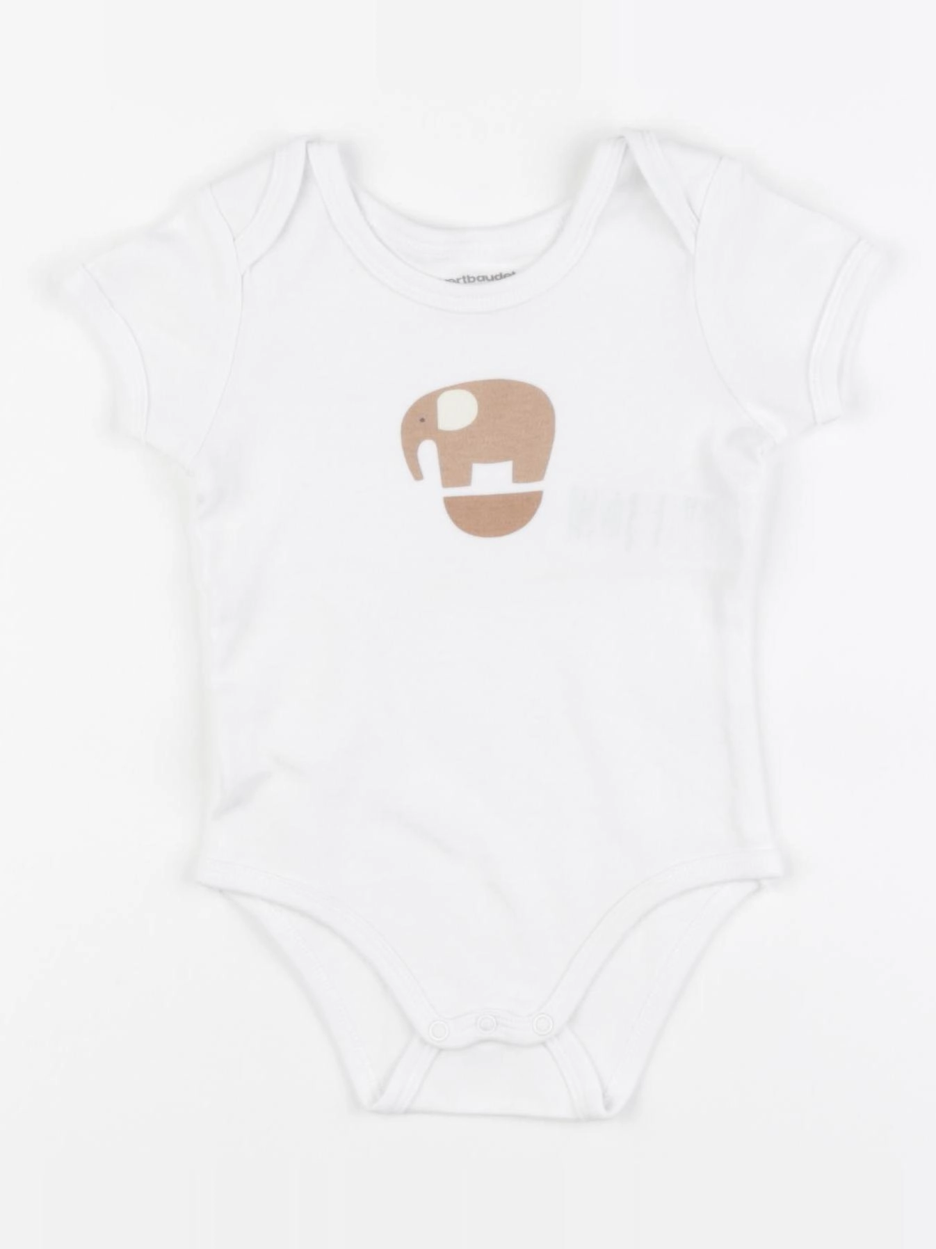 Vertbaudet - body blanc - 12 mois