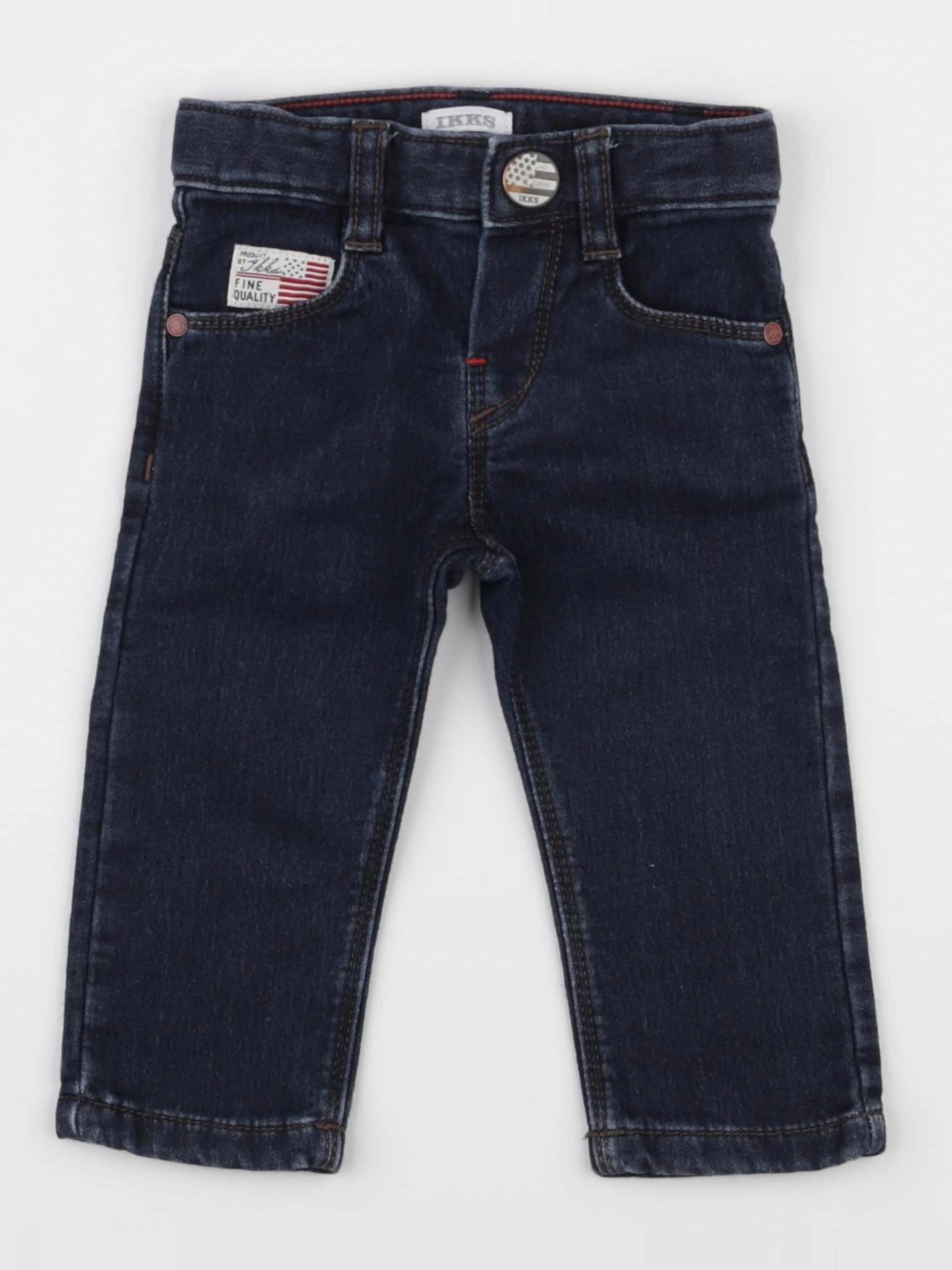 IKKS - jean bleu - 6 mois