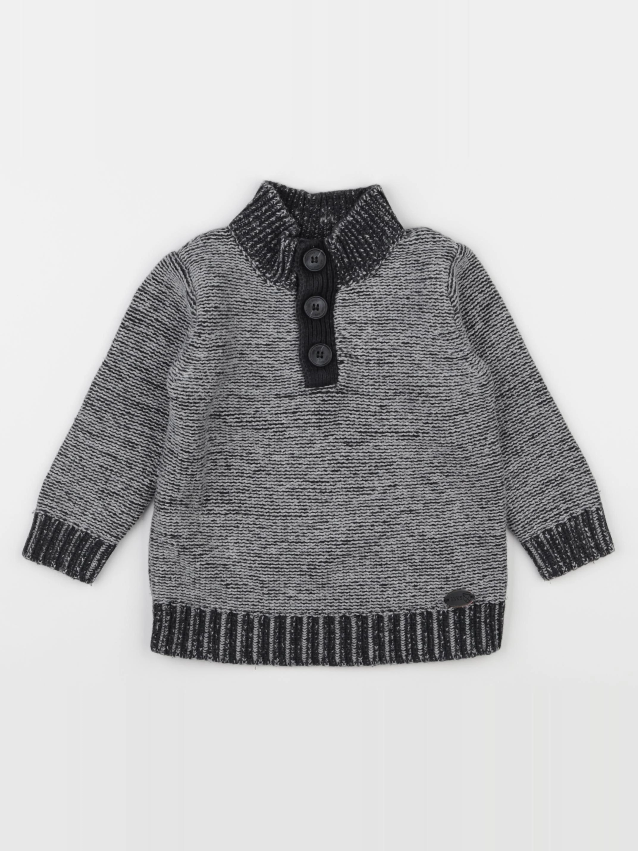 IKKS - pull gris - 3 ans