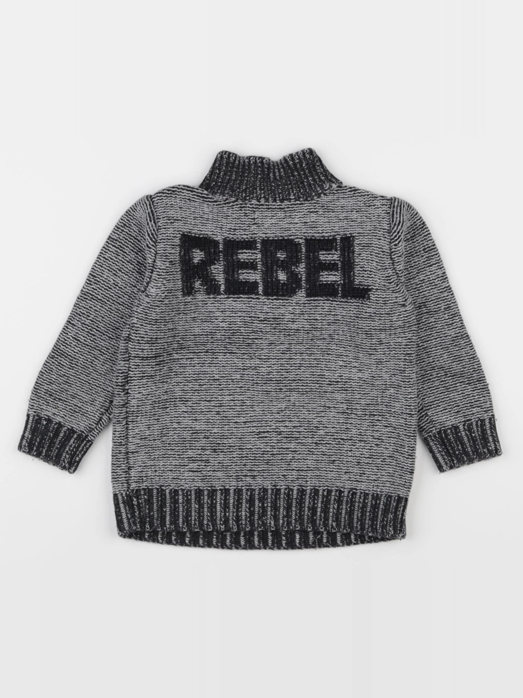 IKKS - pull gris - 3 ans