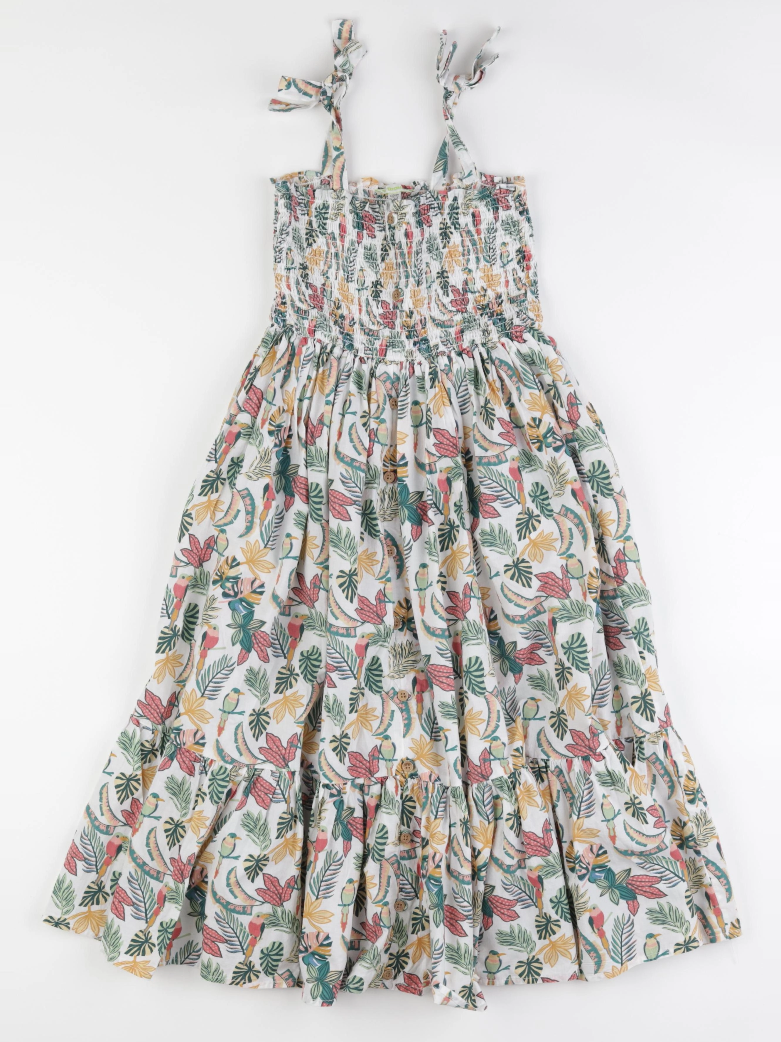 Vertbaudet - robe multicolore - 7 ans