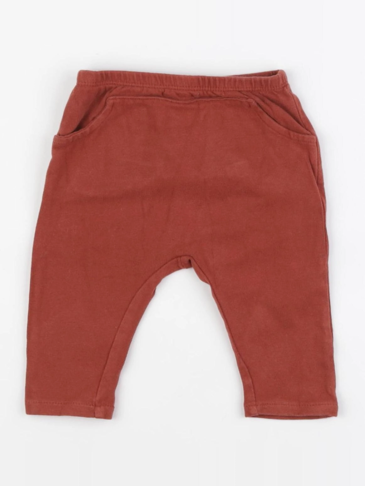 Vertbaudet - jogging rouge - 6 mois