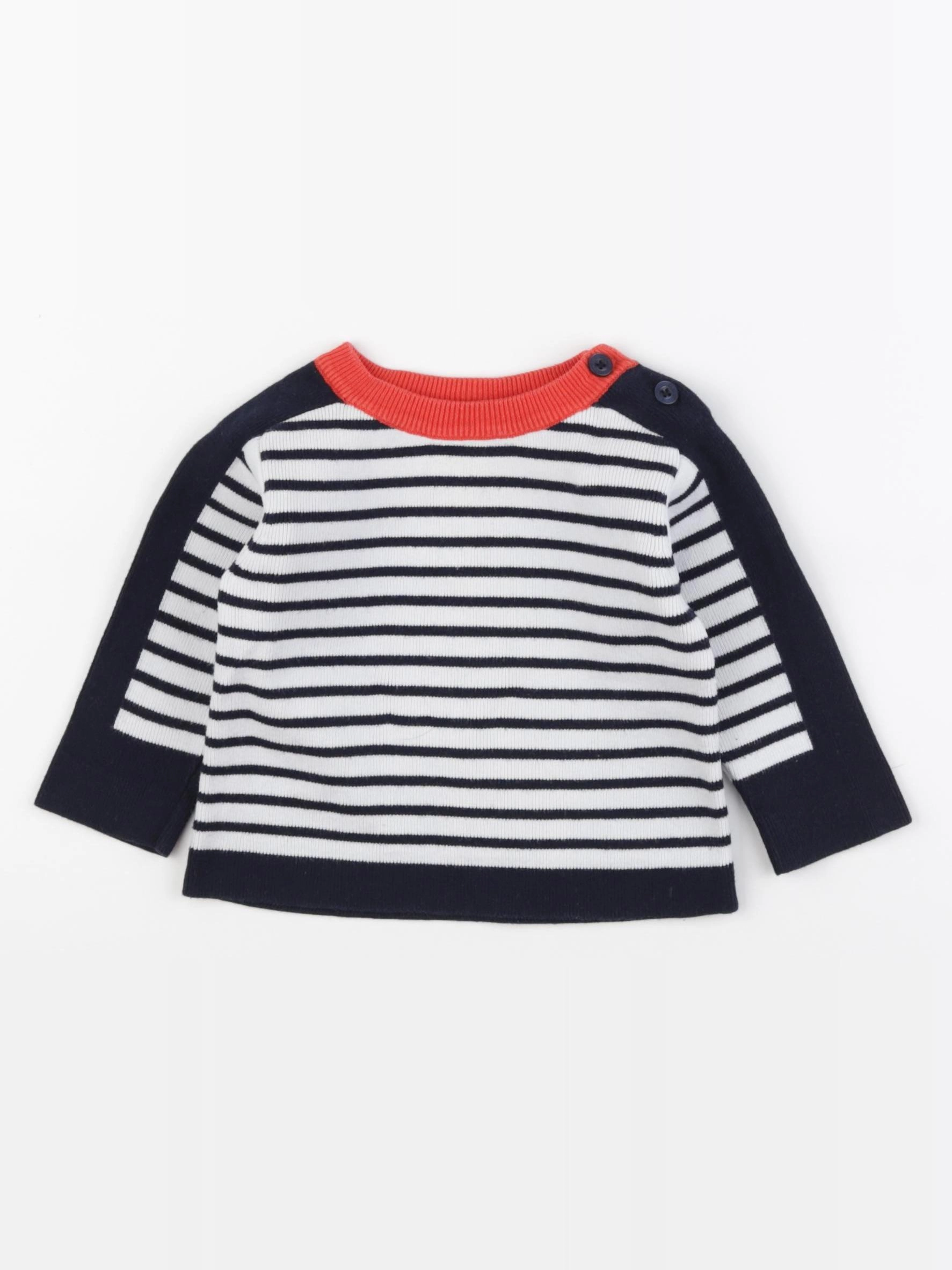 Jacadi - pull multicolore - 12 mois