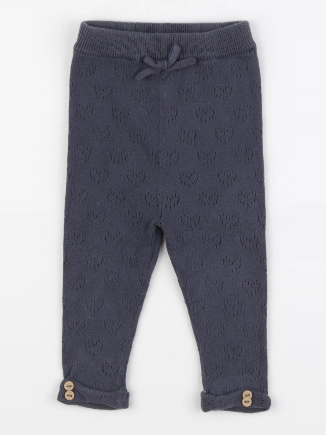 Vertbaudet - legging gris - 6 mois