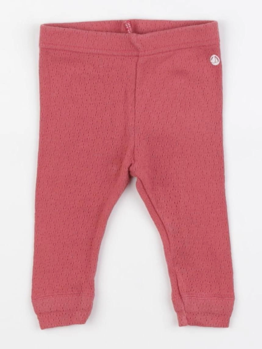 Petit Bateau - legging rose - 3 mois