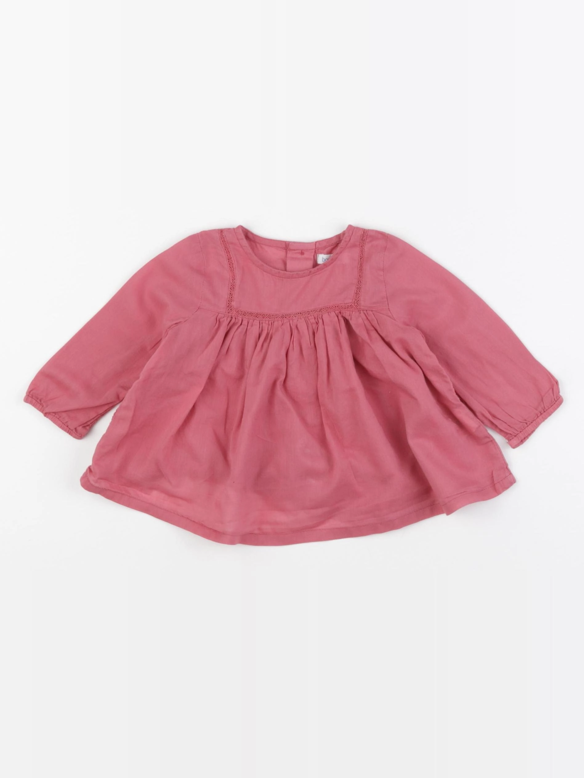 Boutchou - blouse rose - 6 mois