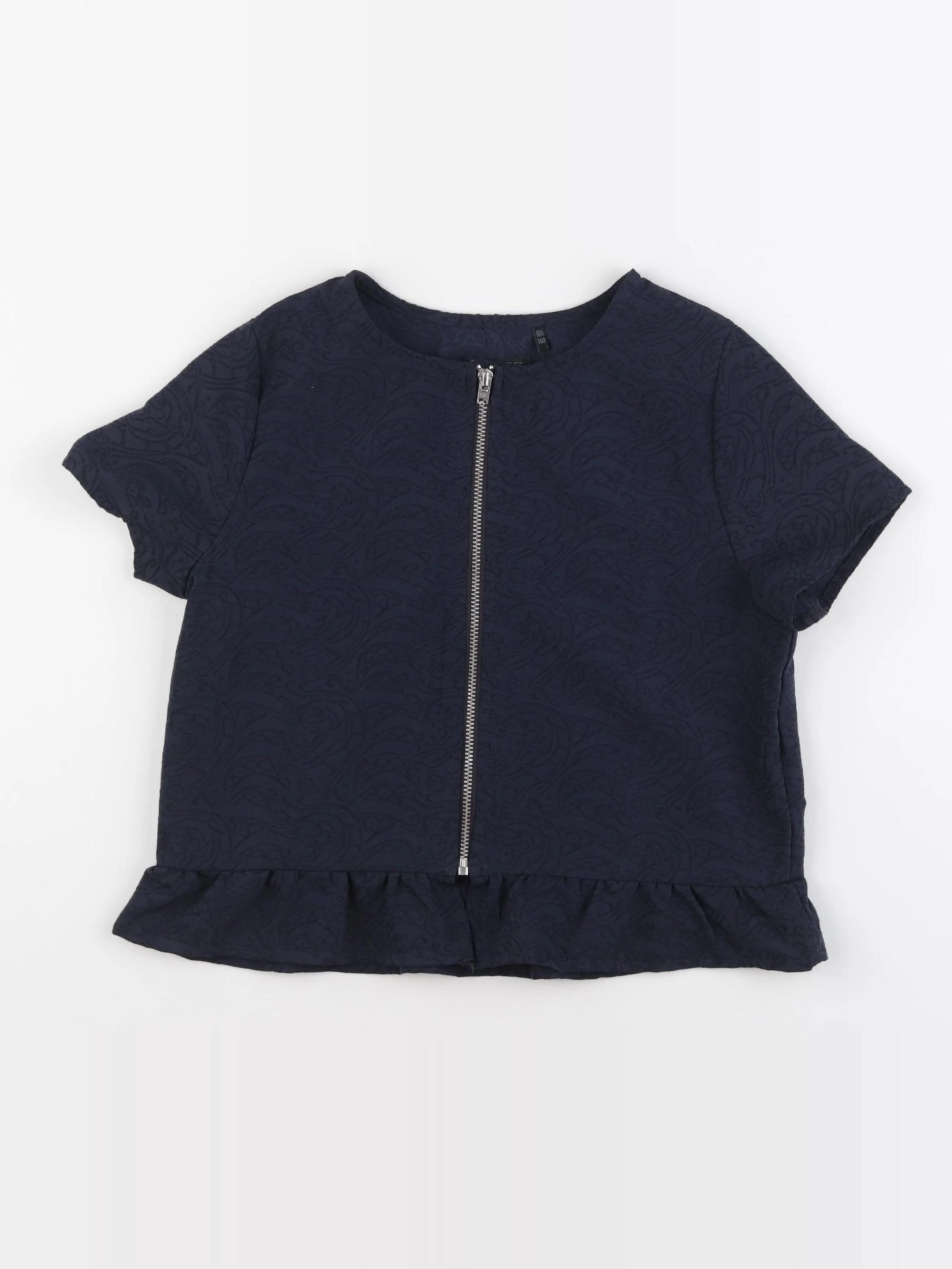 IKKS - blouse bleu - 10 ans