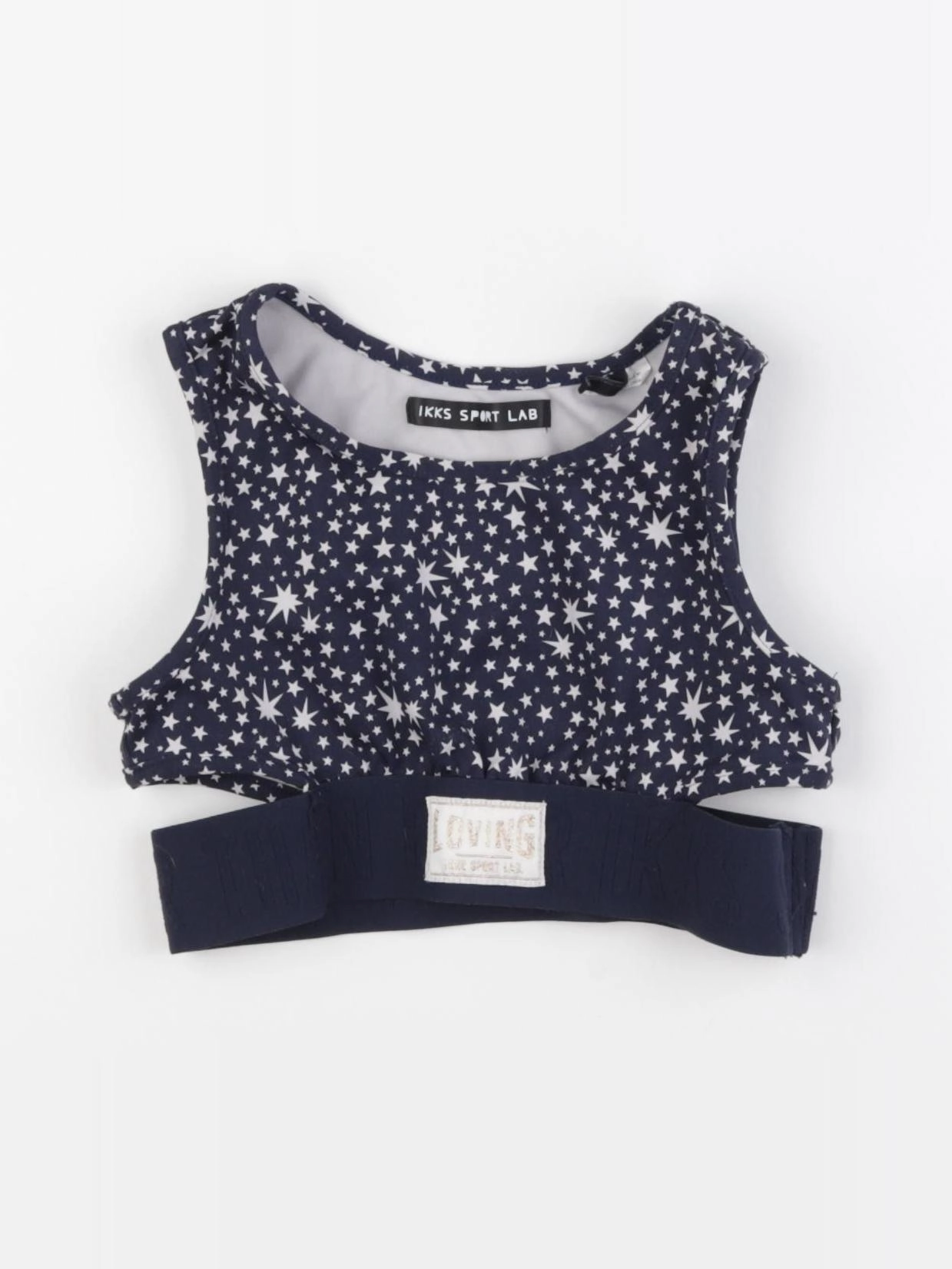 IKKS - débardeur bleu - 8 ans