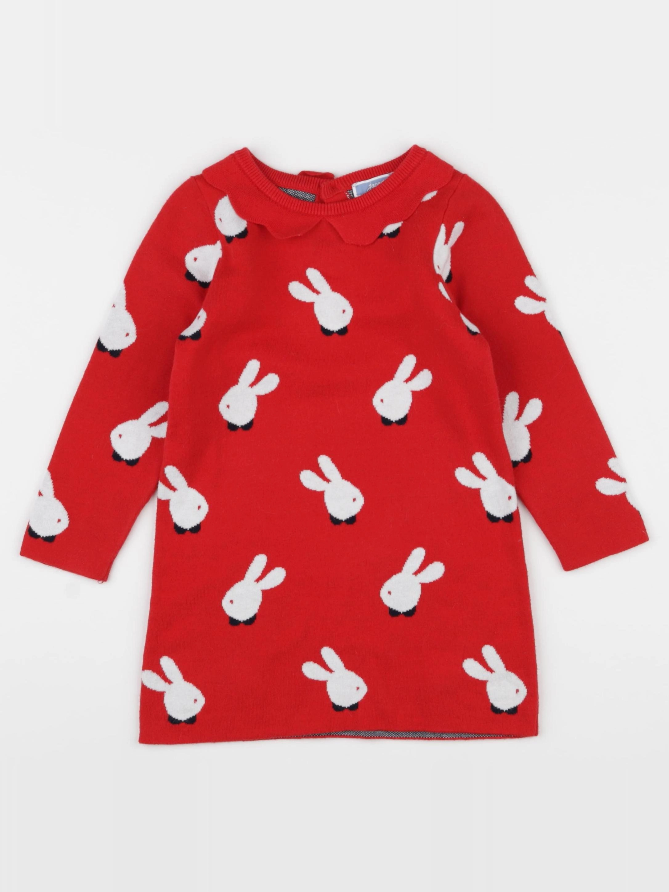 Jacadi - robe rouge - 24 mois