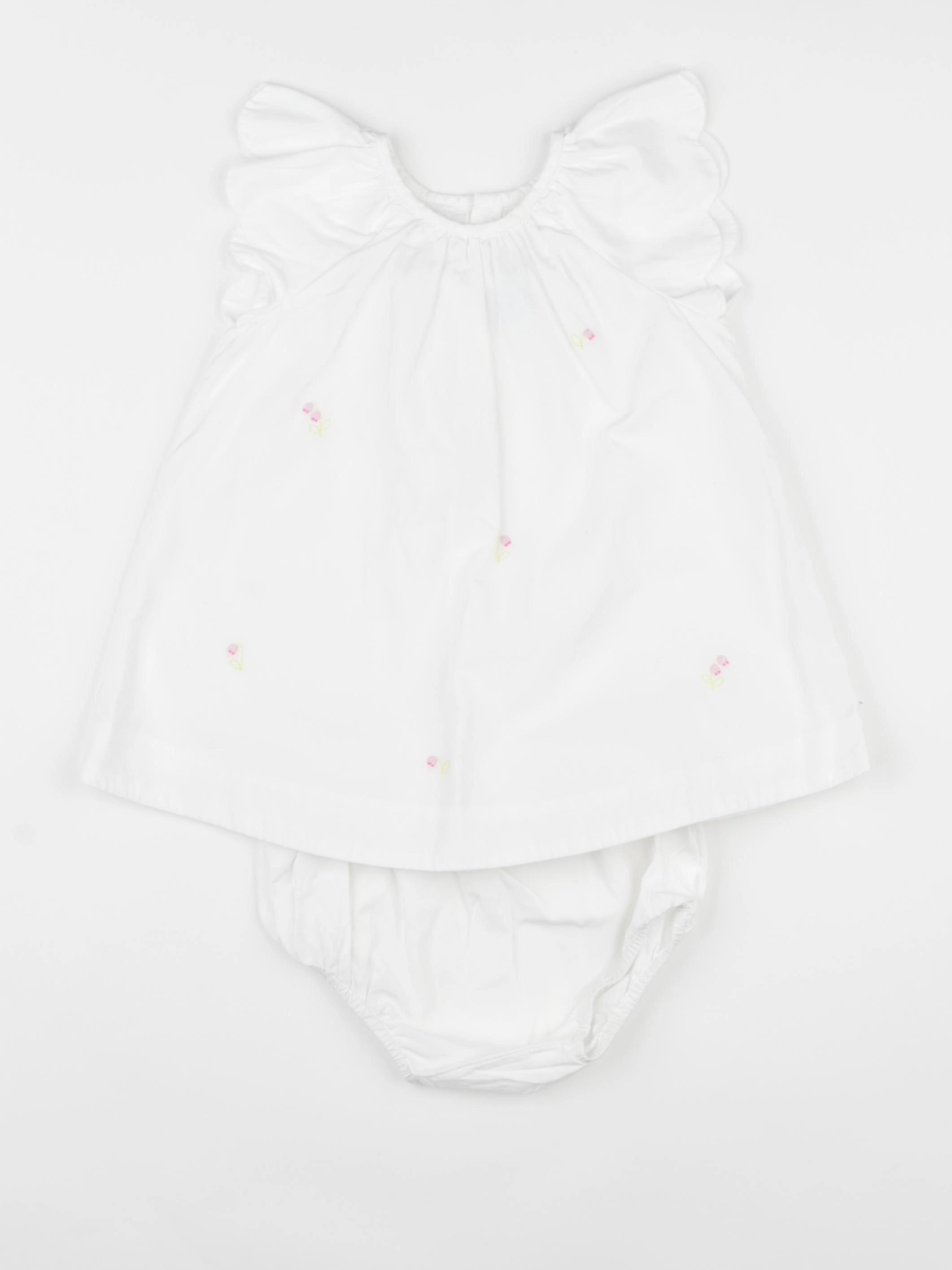 Jacadi - robe blanc - 12 mois