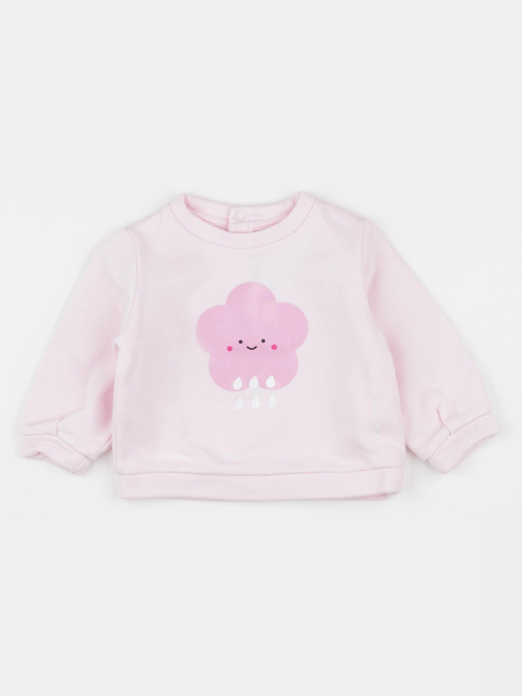 Jacadi - sweat rose - 12 mois