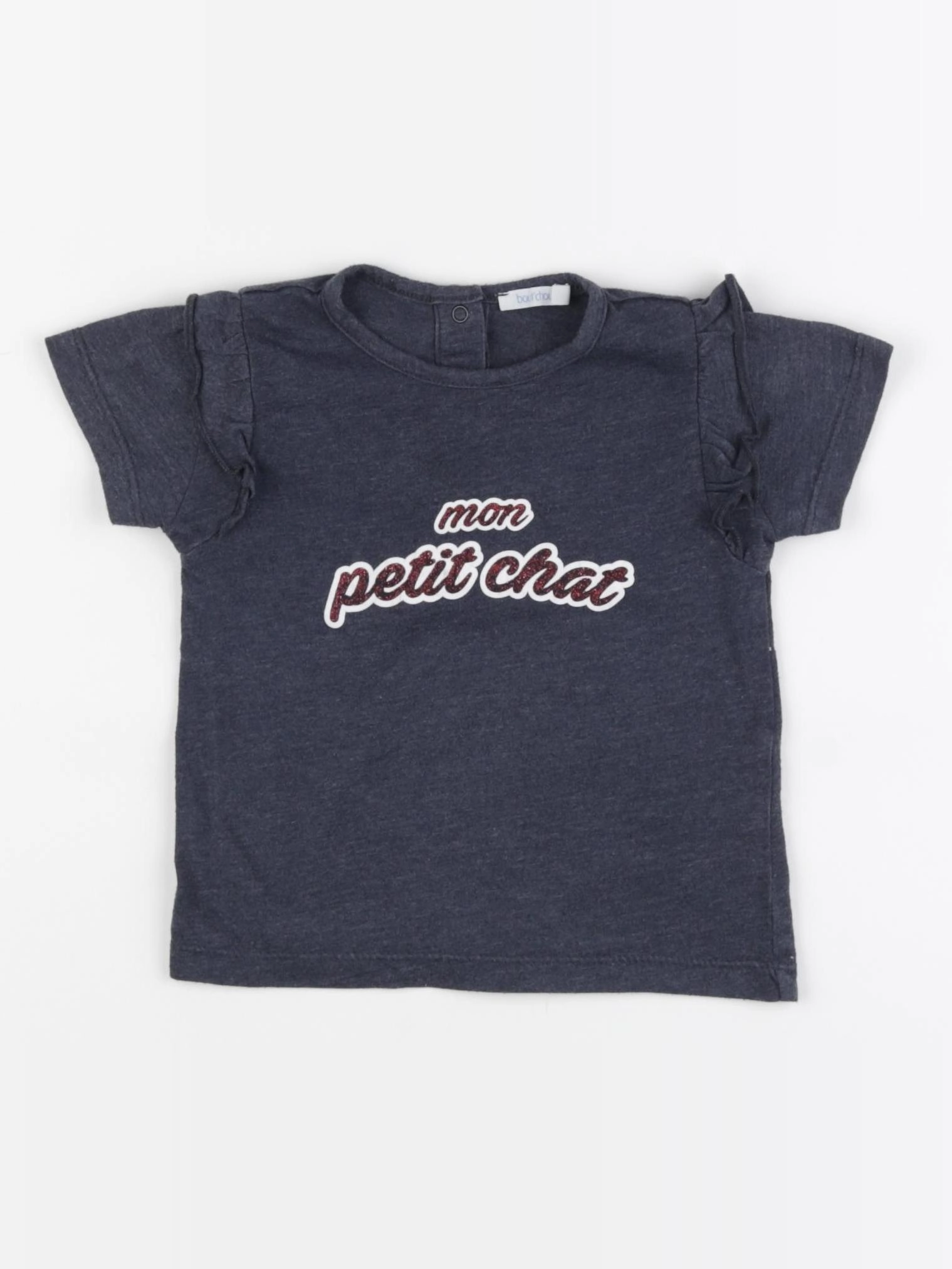Boutchou - tee-shirt bleu - 18 mois