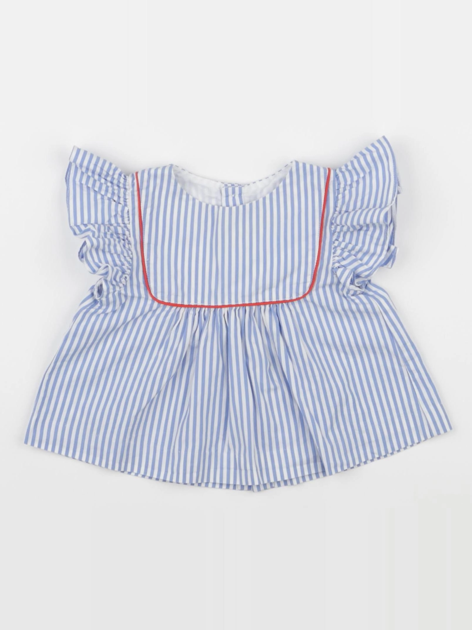 Jacadi - blouse bleu - 6 mois