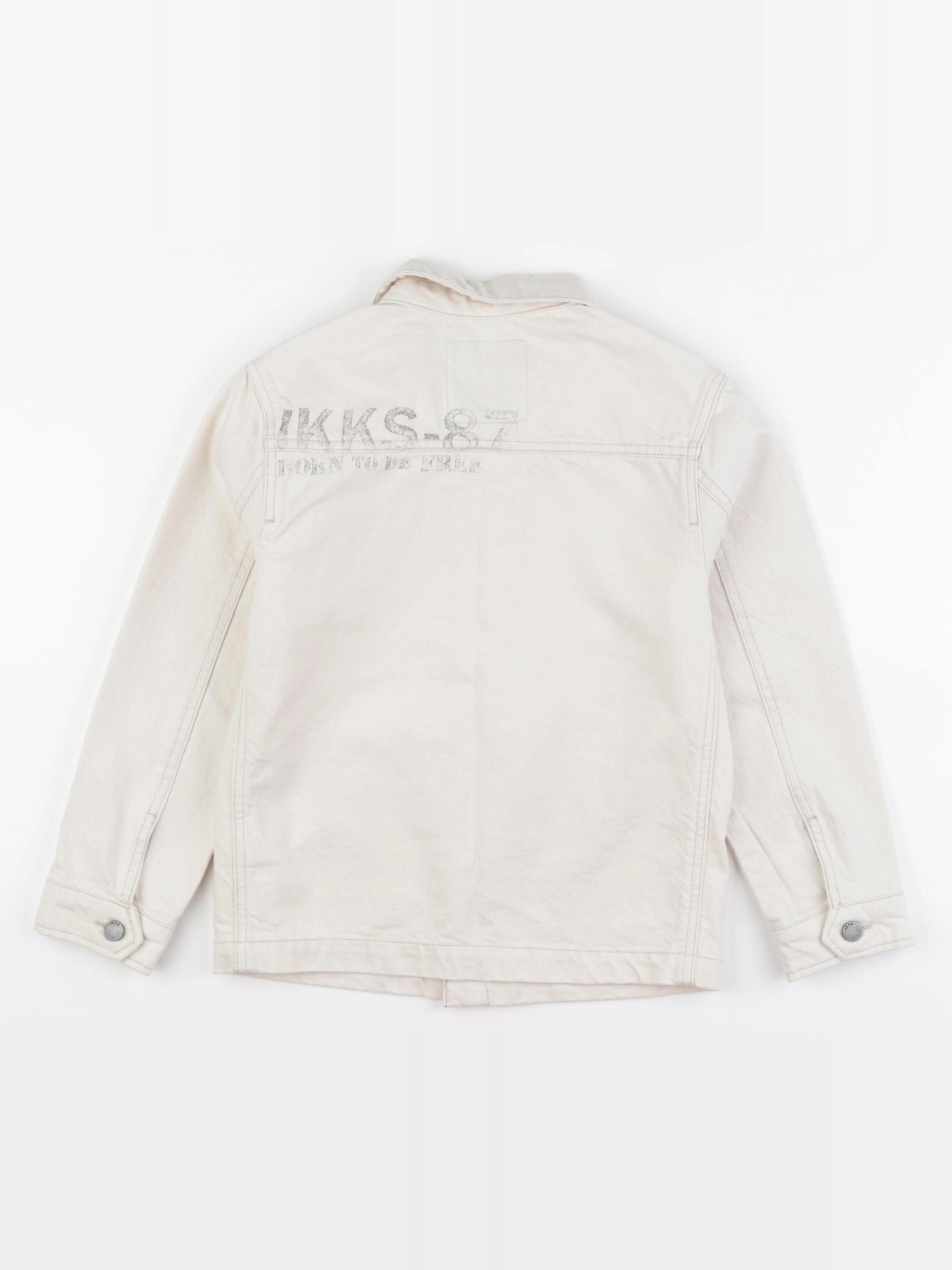 IKKS - veste imprimé au dos beige - 8 ans