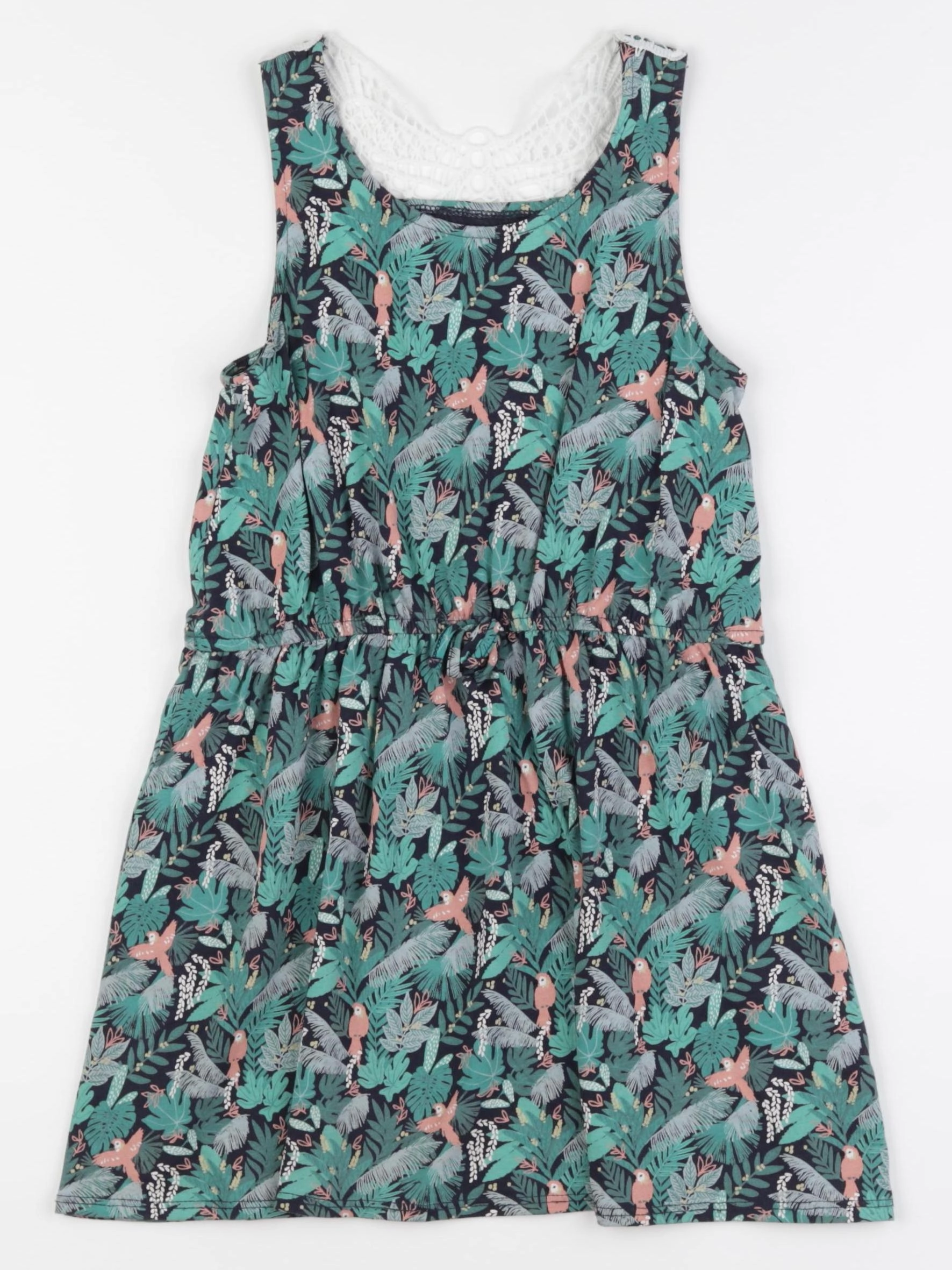 Vertbaudet - robe vert - 6 ans