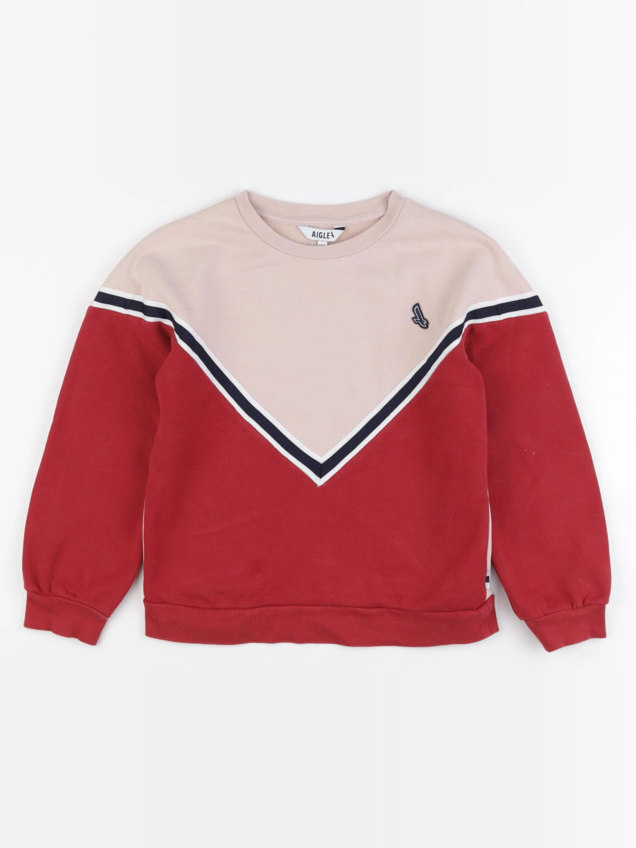 Aigle - sweat rose, rouge - 10 ans